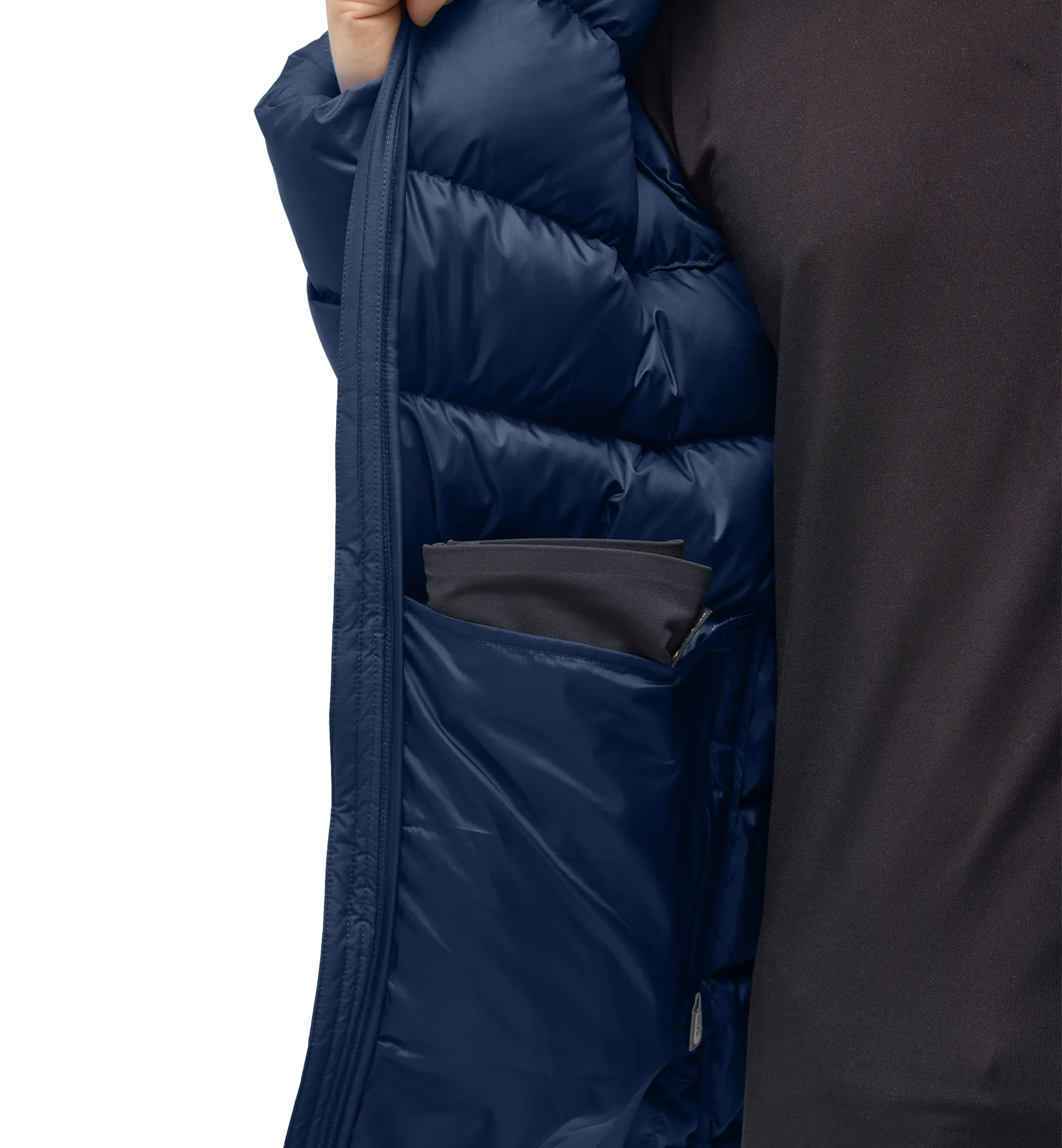 Rosson Down Hood Men Tarn Blue