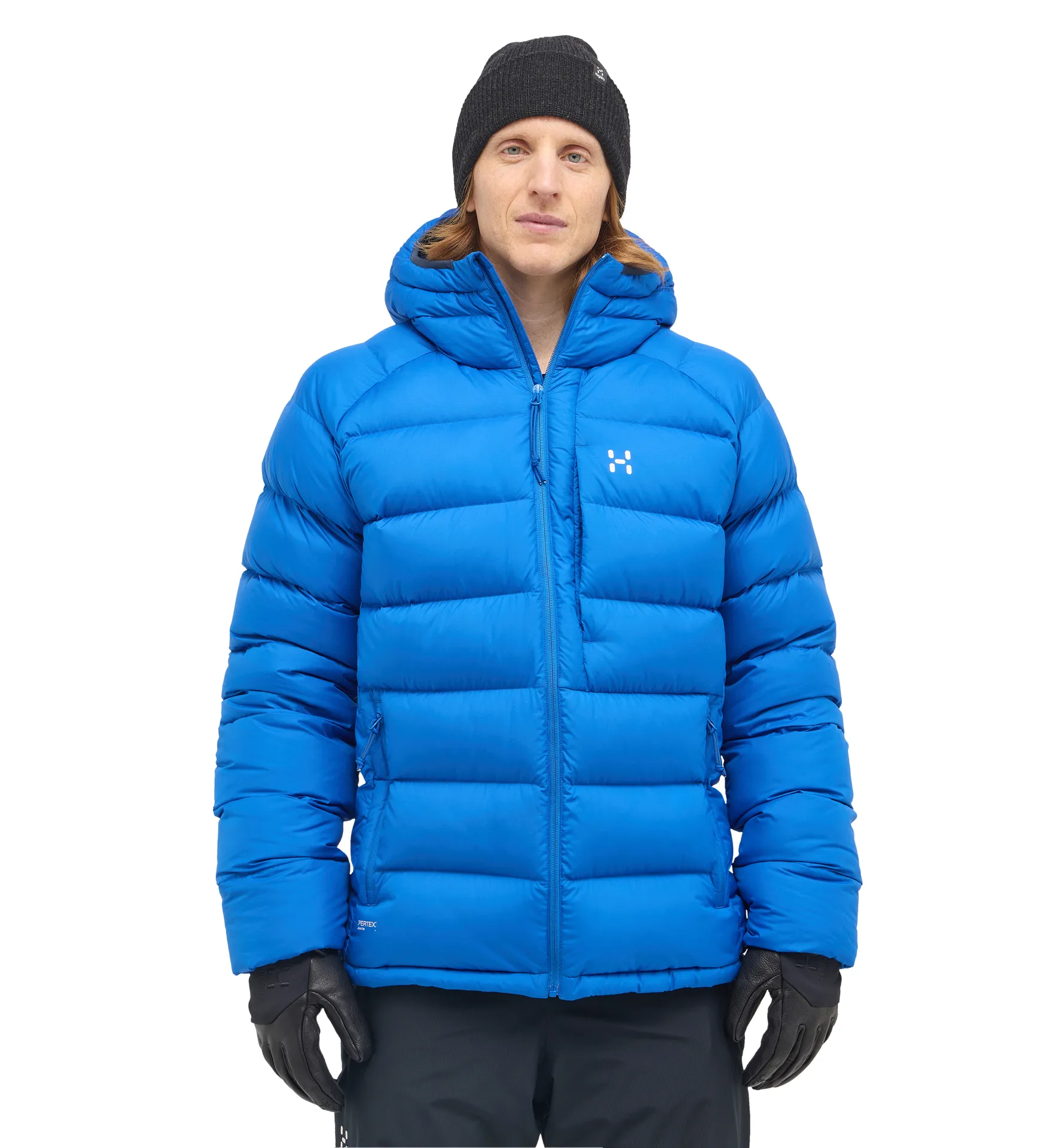 Rosson Down Hood Men Electric Blue