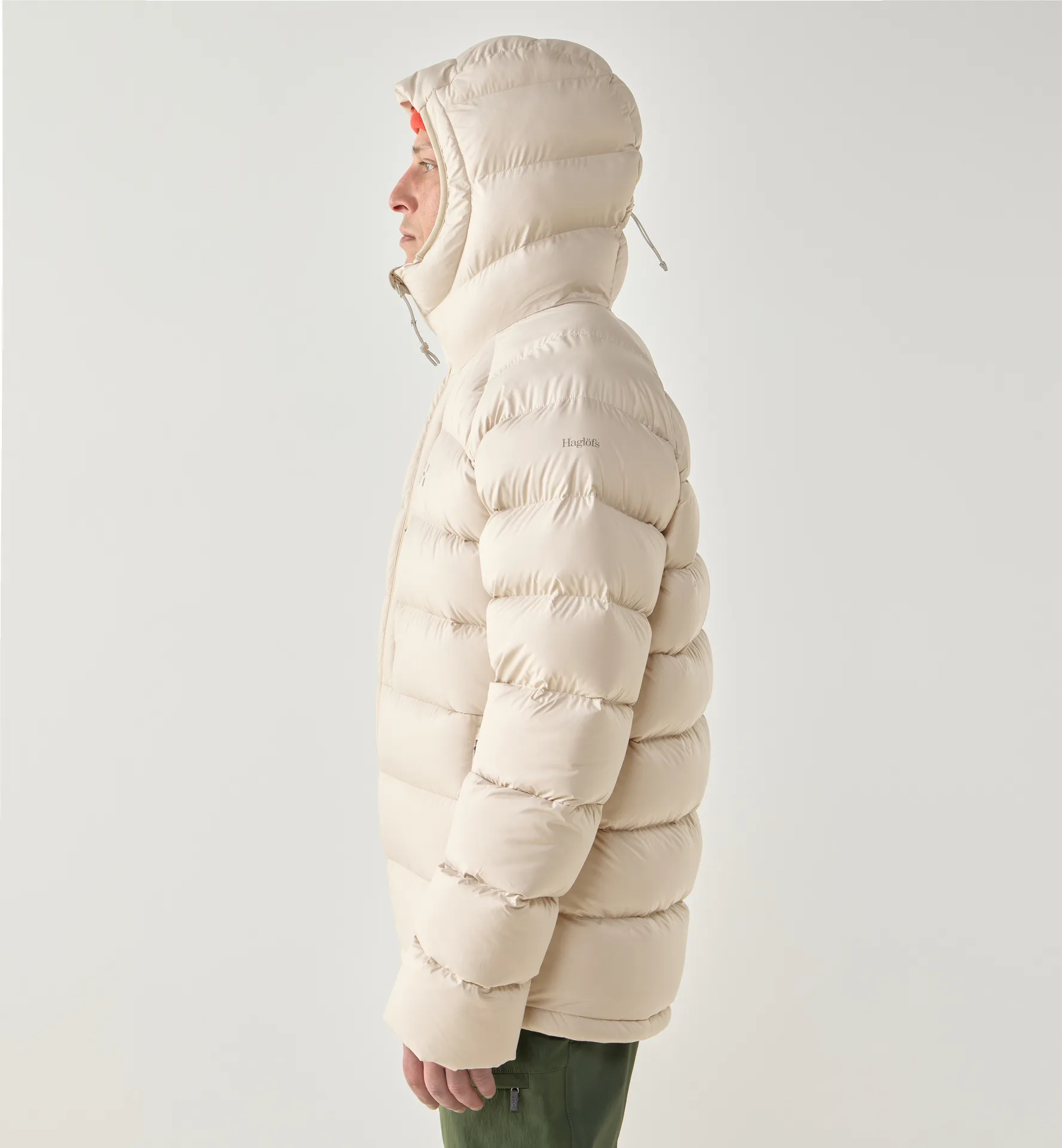 Rosson Down Hood Men Chalk Beige