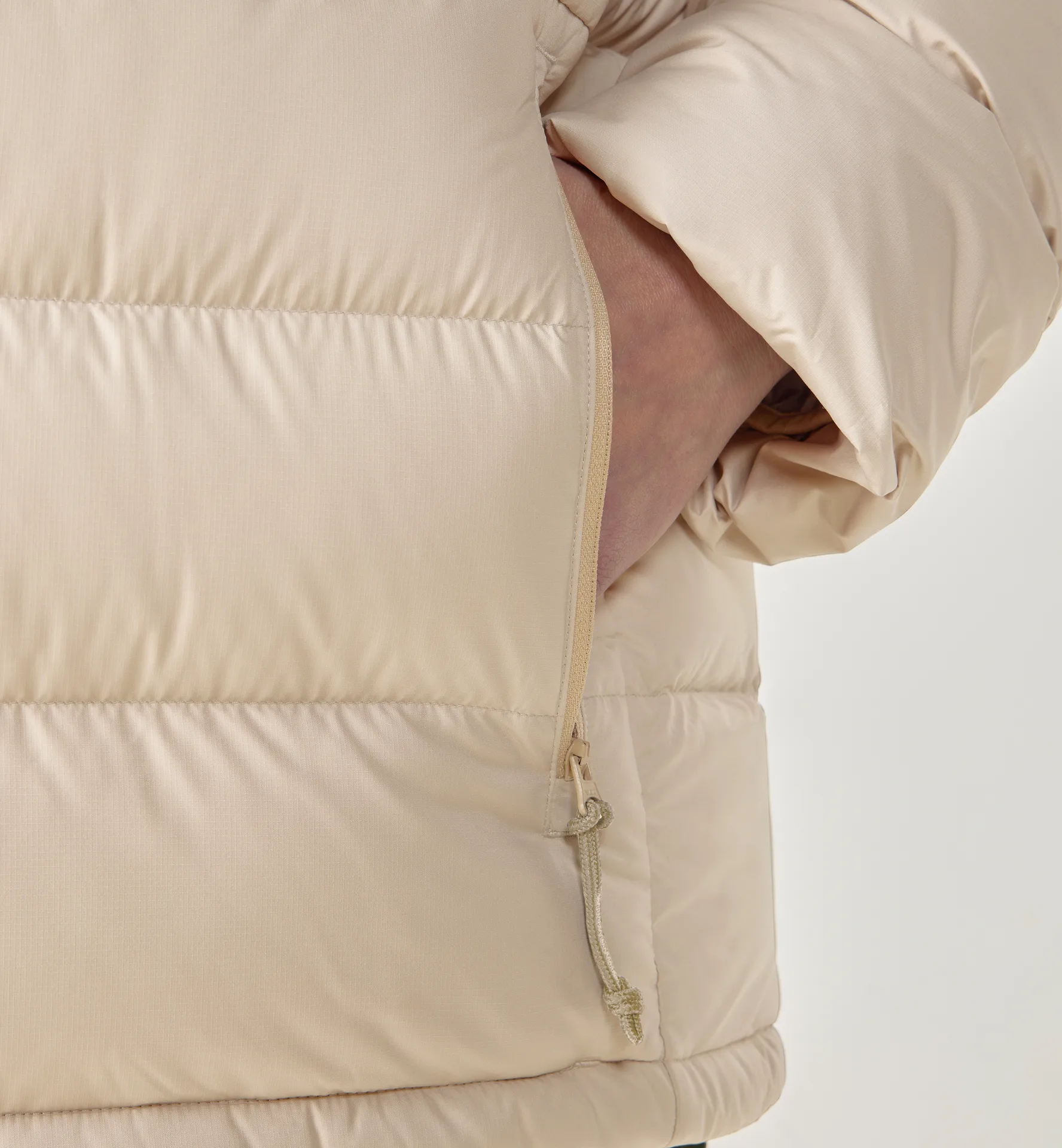 Rosson Down Hood Men Chalk Beige