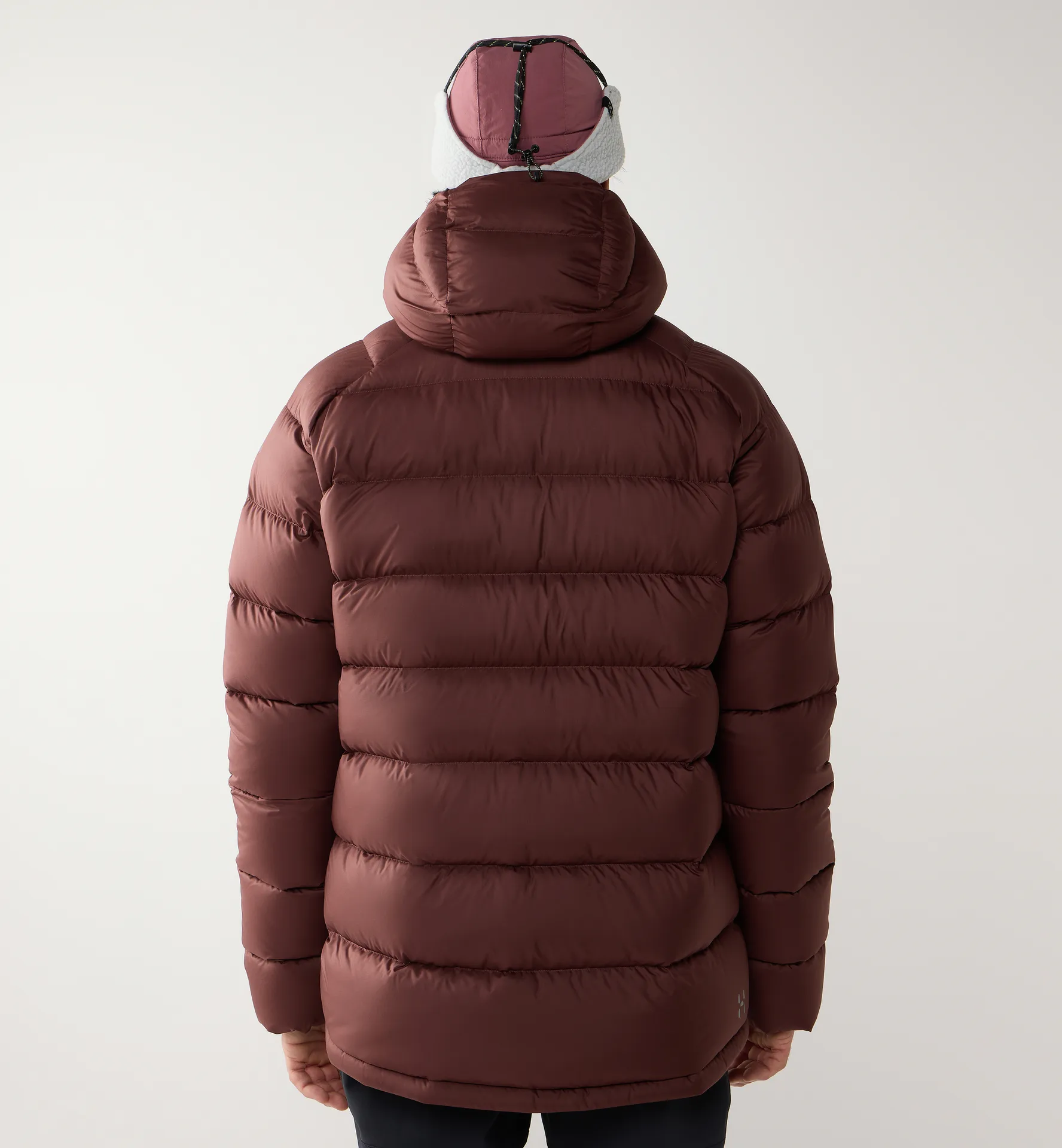 Rosson Down Hood Men Maroon Trail