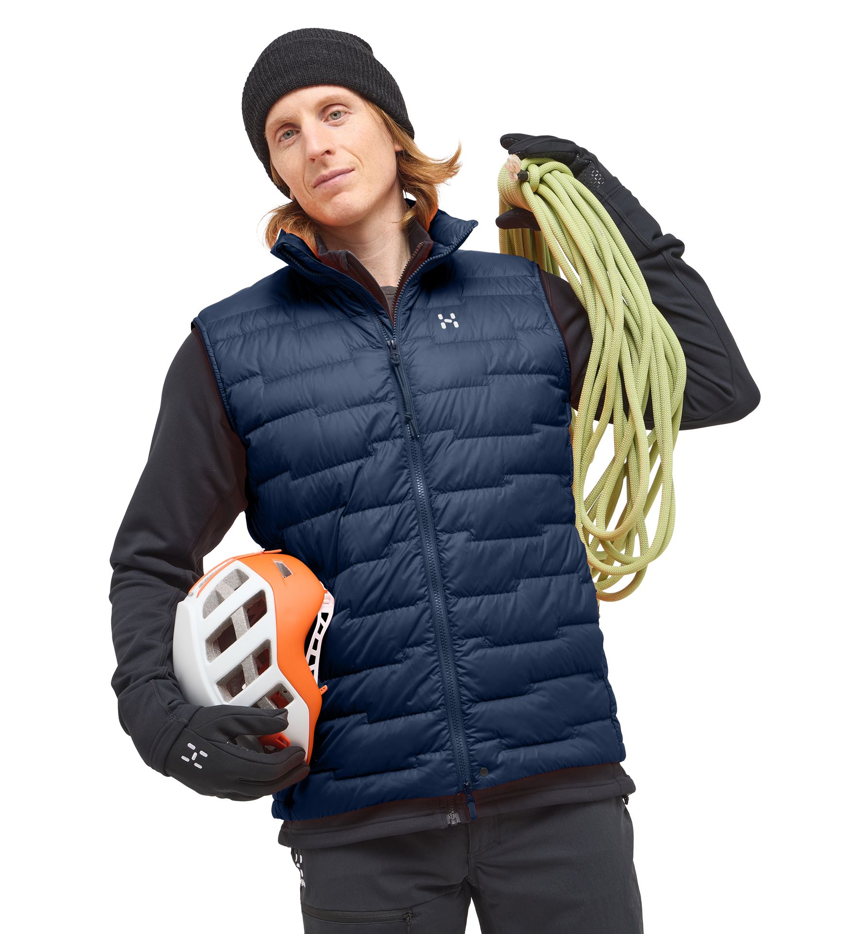 ROC Flash Down Vest Men Tarn Blue