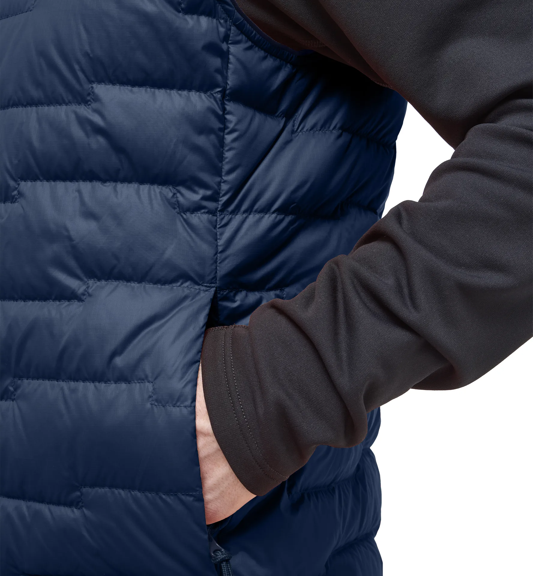 ROC Flash Down Vest Men Tarn Blue