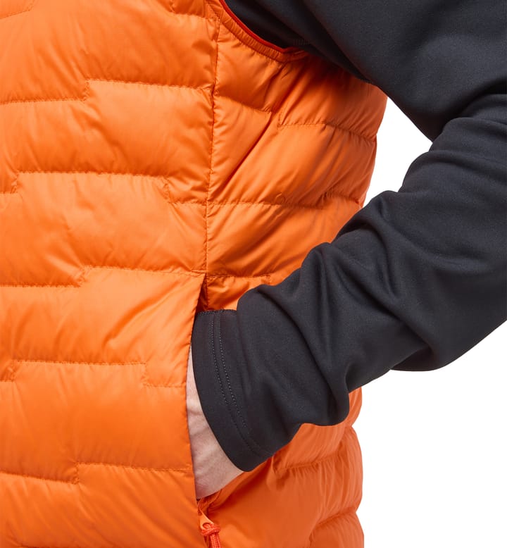 ROC Flash Down Vest Men Blaze Orange ROC Flash Down Vest Men Blaze Orange