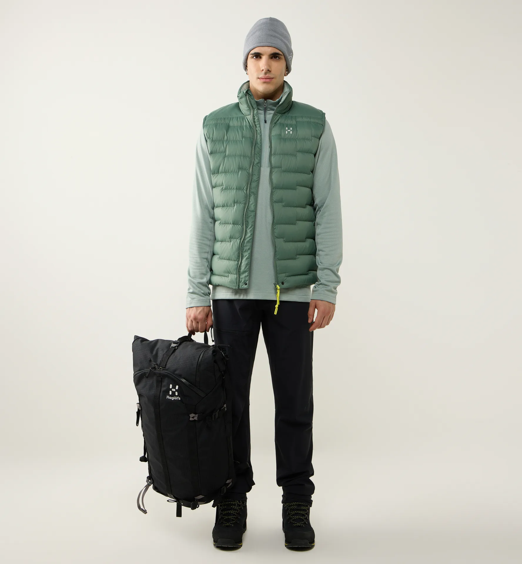 ROC Flash Down Vest Men Chlorophyll Green