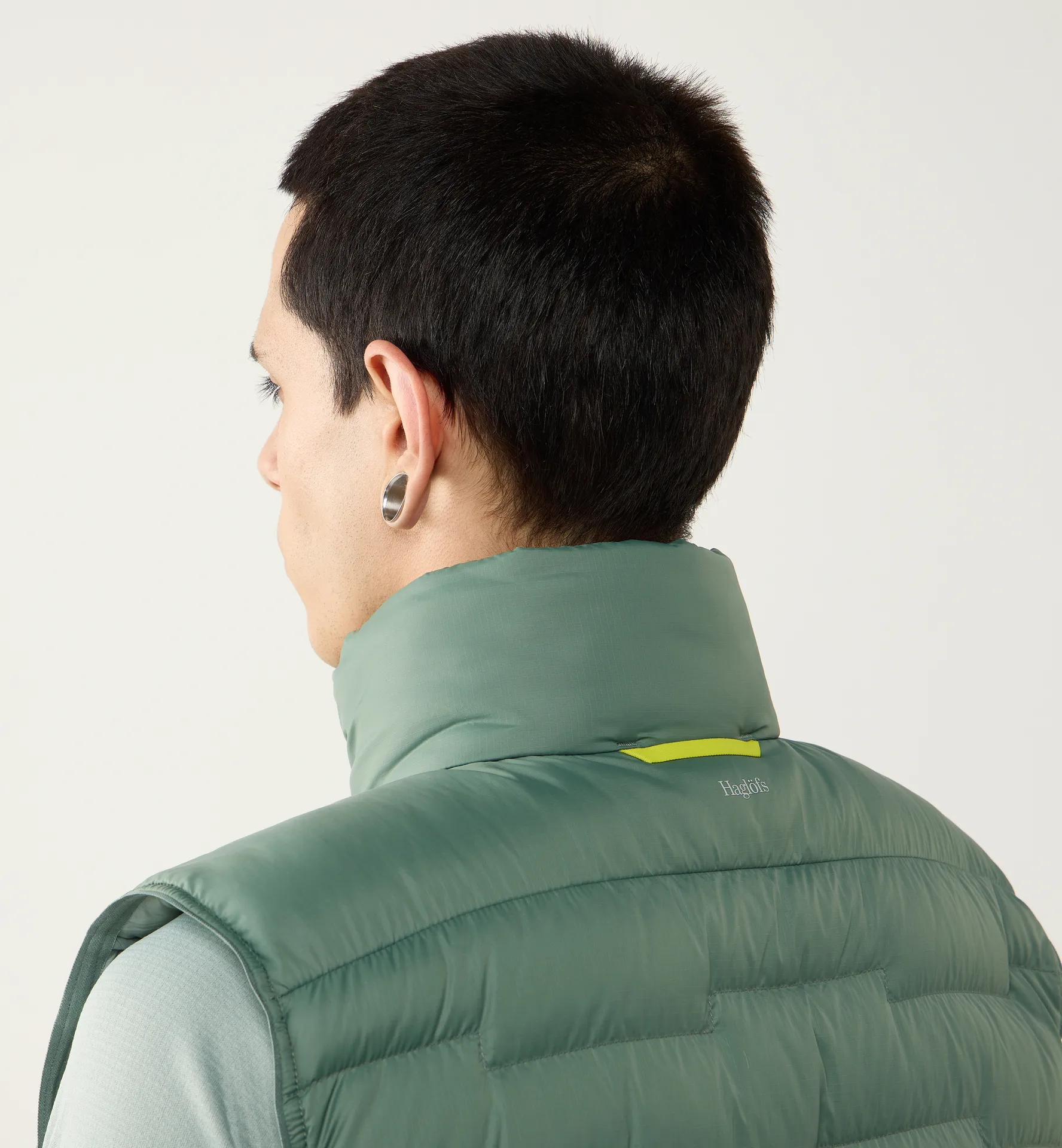 ROC Flash Down Vest Men Chlorophyll Green