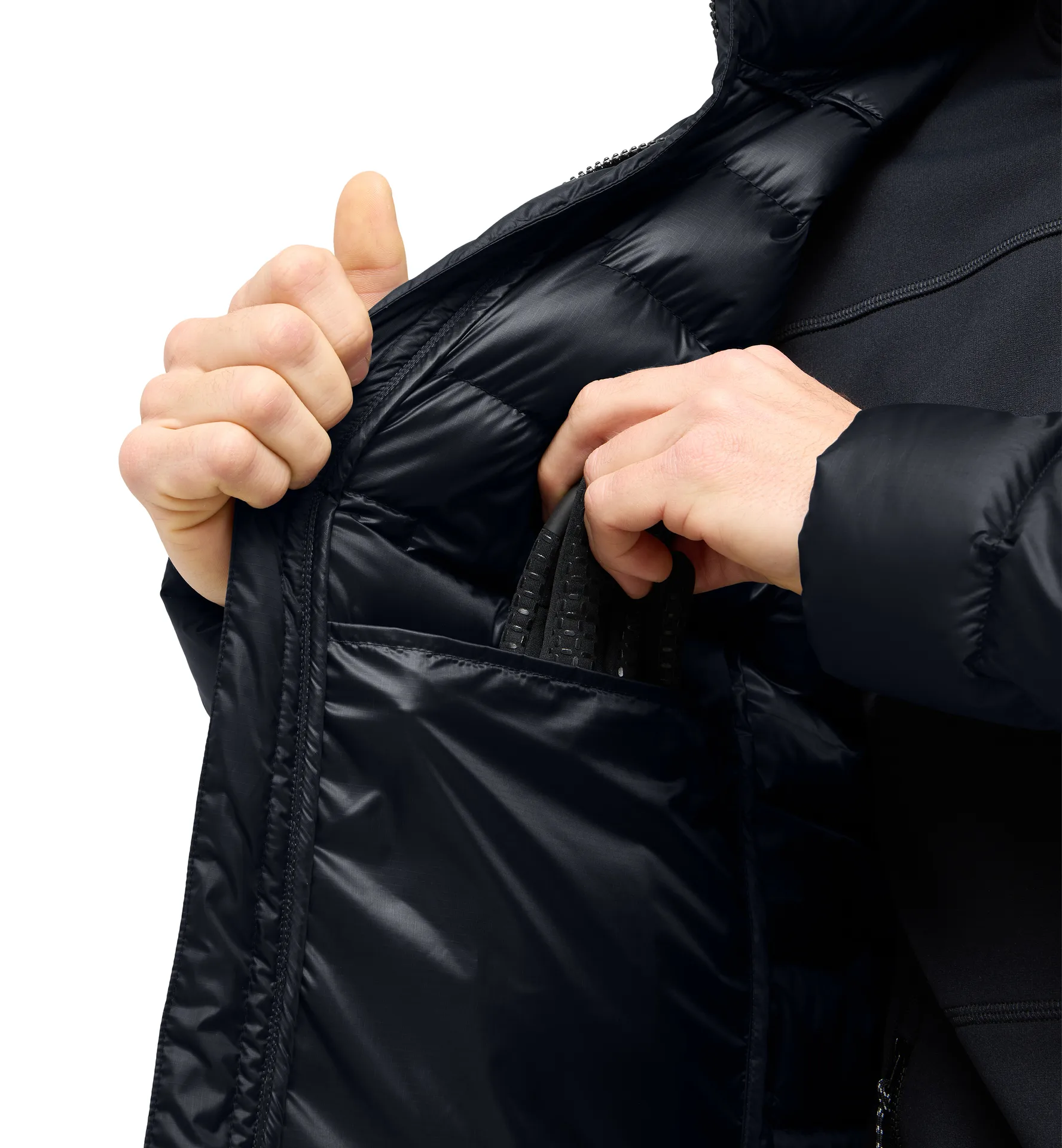 ROC Flash Down Jacket Men True Black