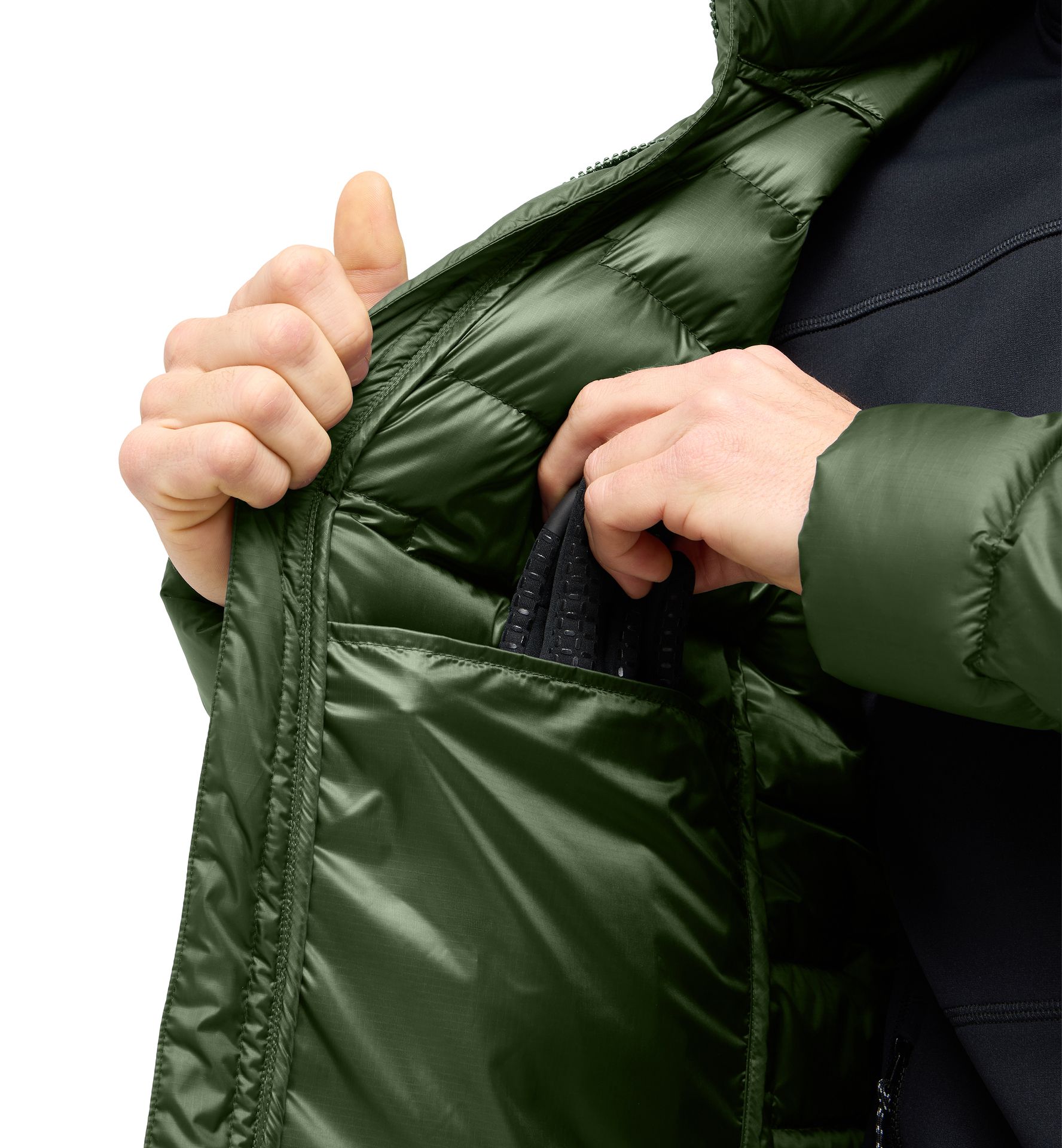 ROC Flash Down Jacket Men Seaweed Green