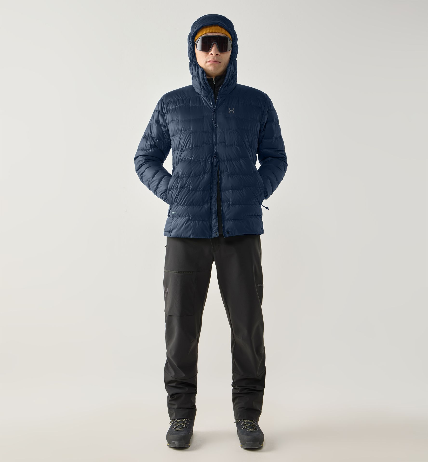 ROC Flash Down Hood Men Tarn Blue ROC Flash Down Hood Men Tarn Blue