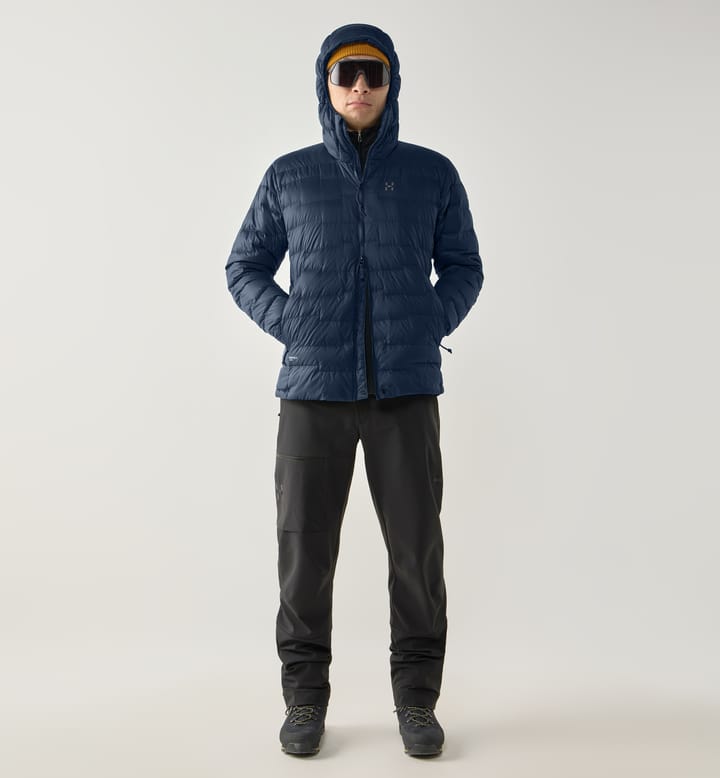 ROC Flash Down Hood Men Tarn Blue ROC Flash Down Hood Men Tarn Blue