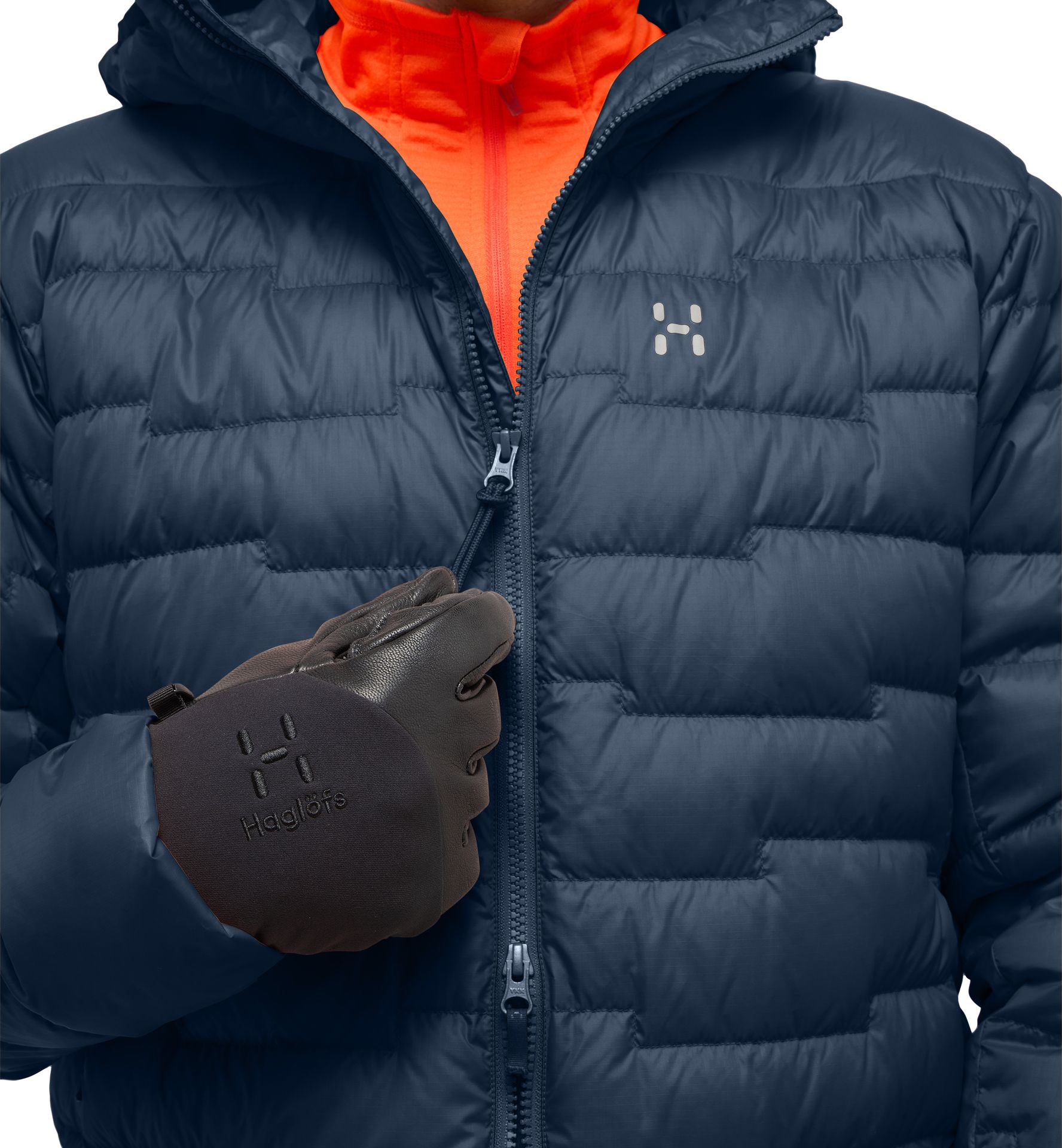 ROC Flash Down Hood Men Tarn Blue