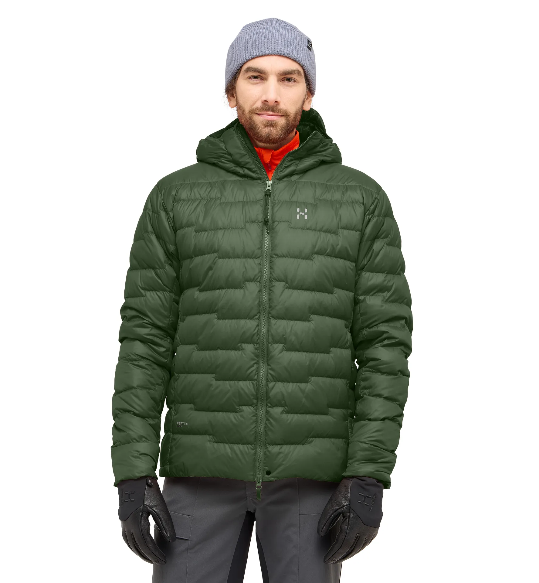 ROC Flash Down Hood Men Seaweed Green