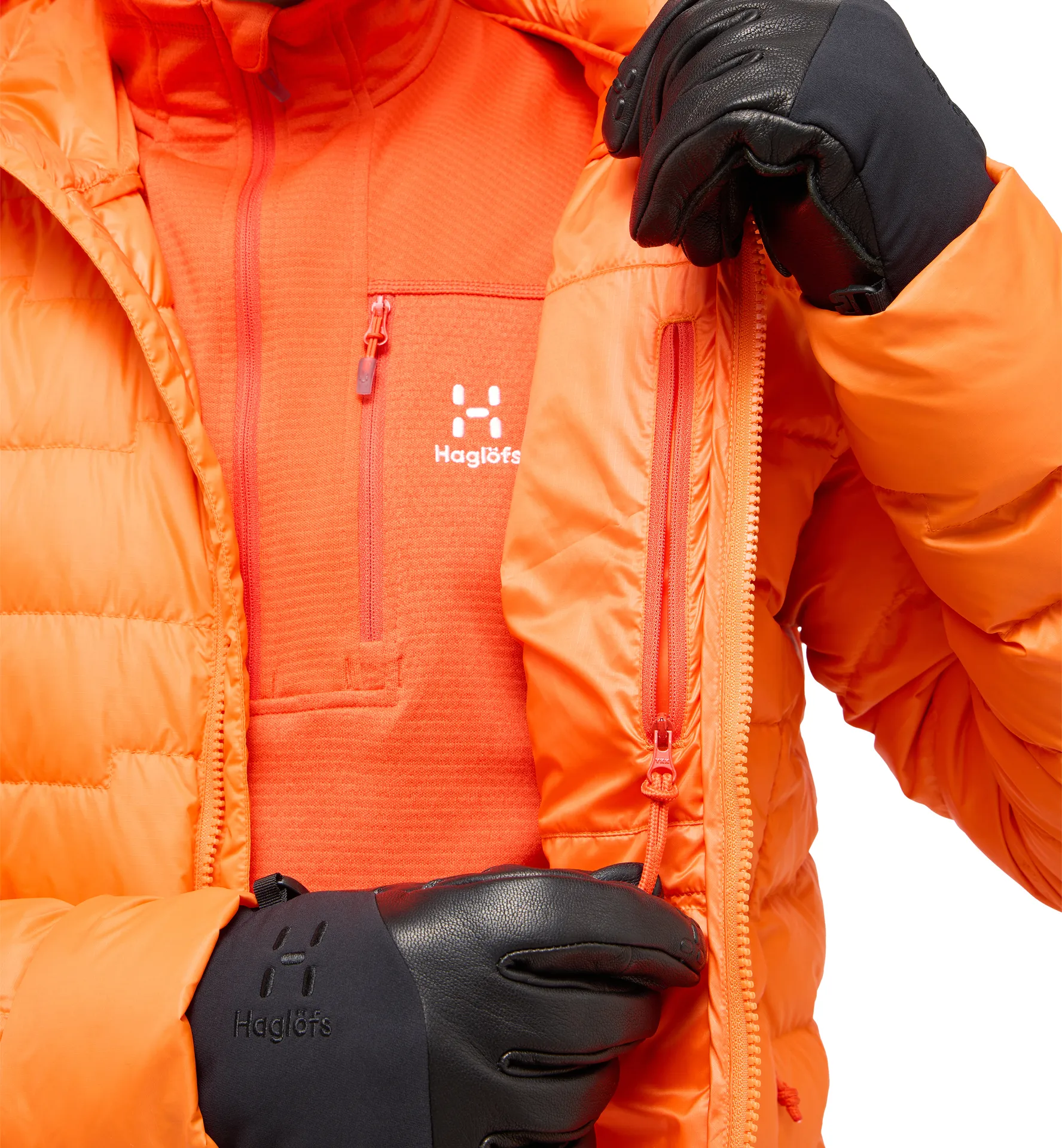 ROC Flash Down Hood Men Blaze Orange