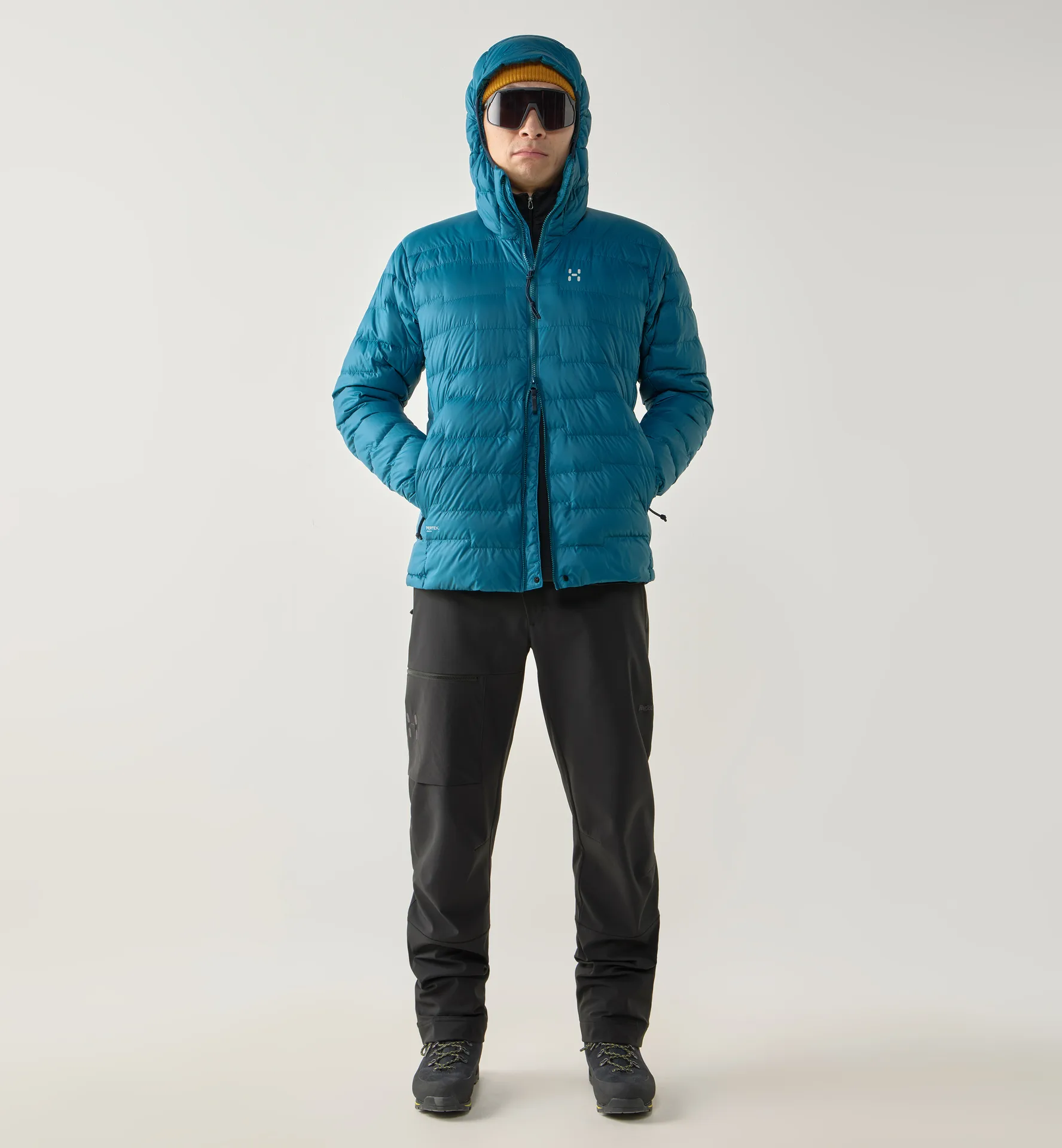 ROC Flash Down Hood Men Deep Teal