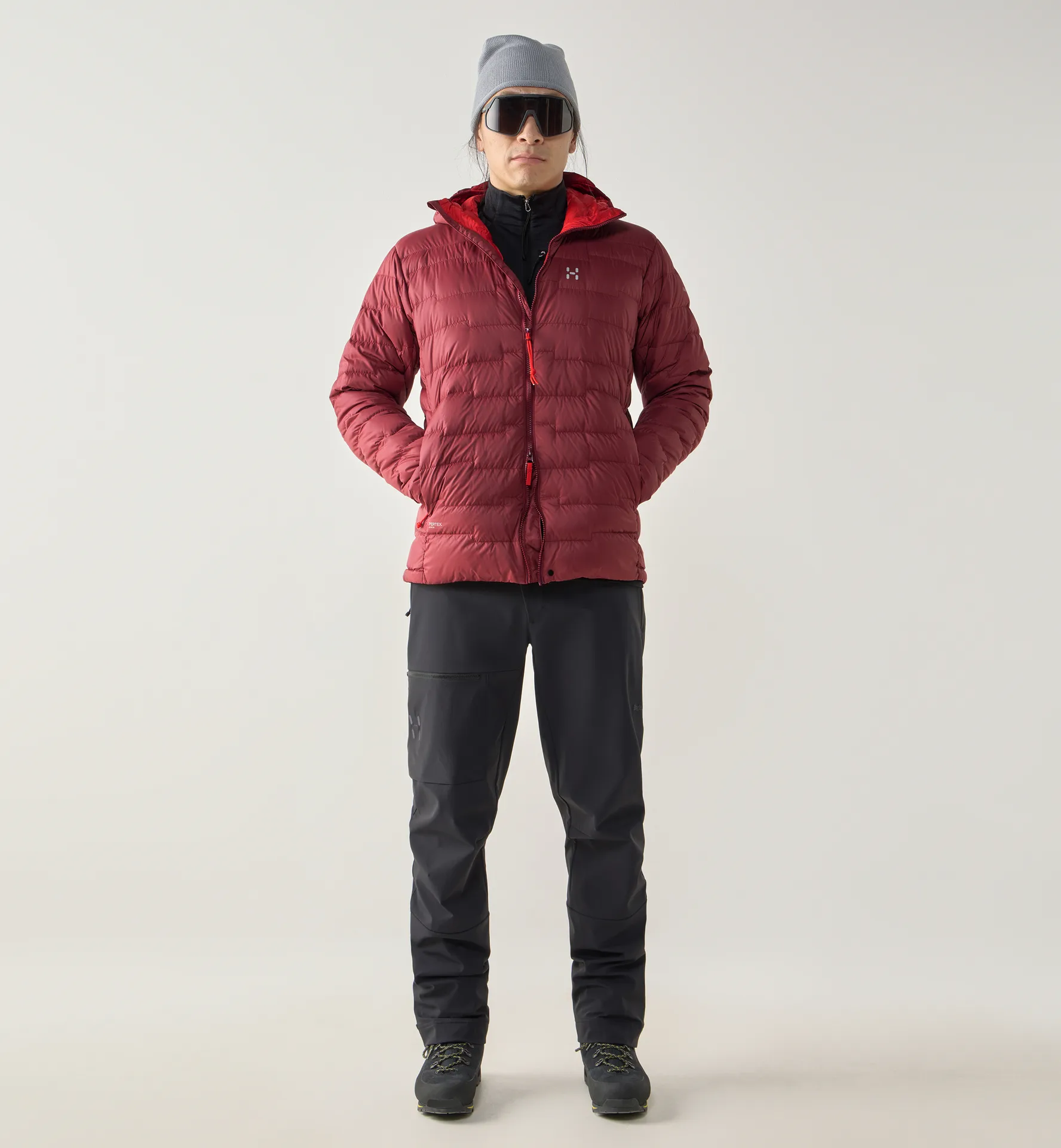 ROC Flash Down Hood Men Carmine Red/Tech Red