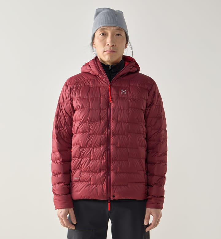 ROC Flash Down Hood Men Carmine Red/Tech Red ROC Flash Down Hood Men Carmine Red/Tech Red