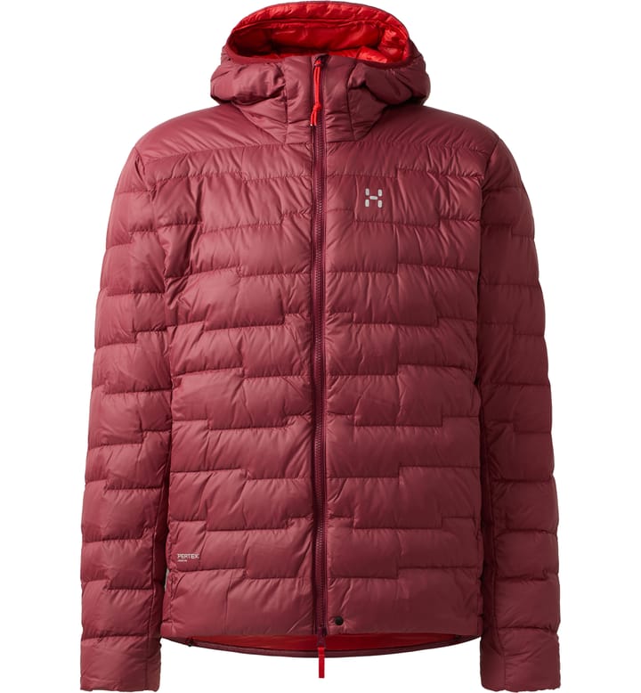 ROC Flash Down Hood Men Carmine Red/Tech Red ROC Flash Down Hood Men Carmine Red/Tech Red