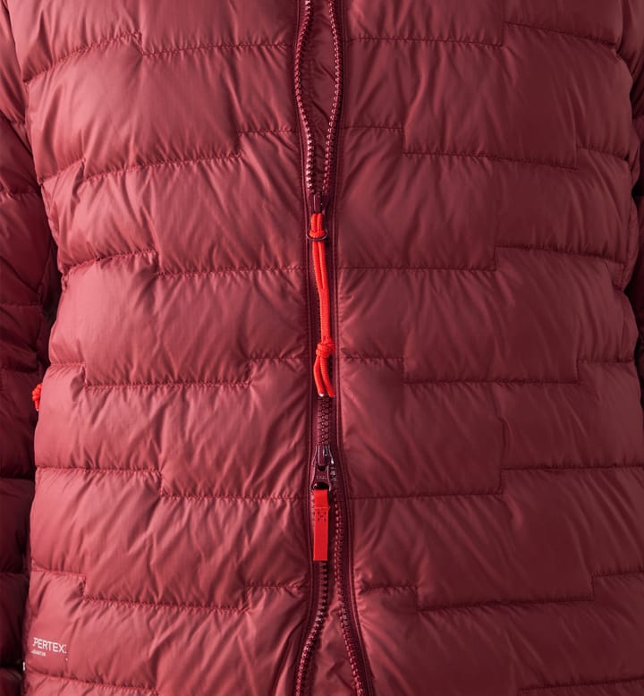 ROC Flash Down Hood Men Carmine Red/Tech Red ROC Flash Down Hood Men Carmine Red/Tech Red