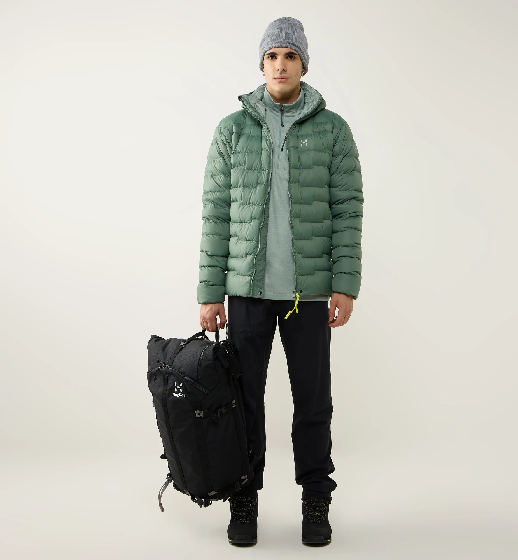 ROC Flash Down Hood Men Chlorophyll Green