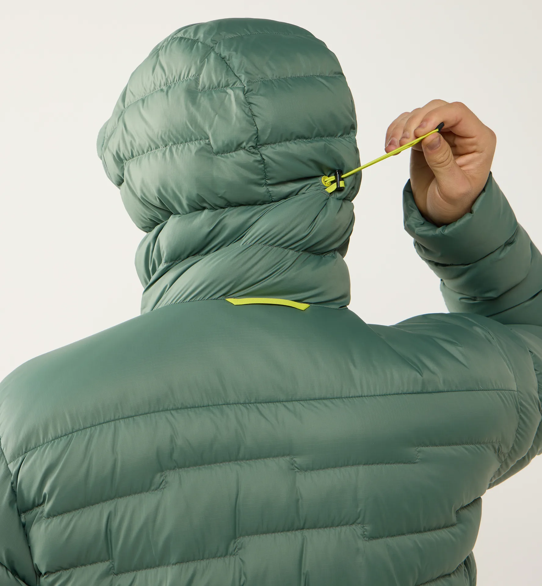 ROC Flash Down Hood Men Chlorophyll Green