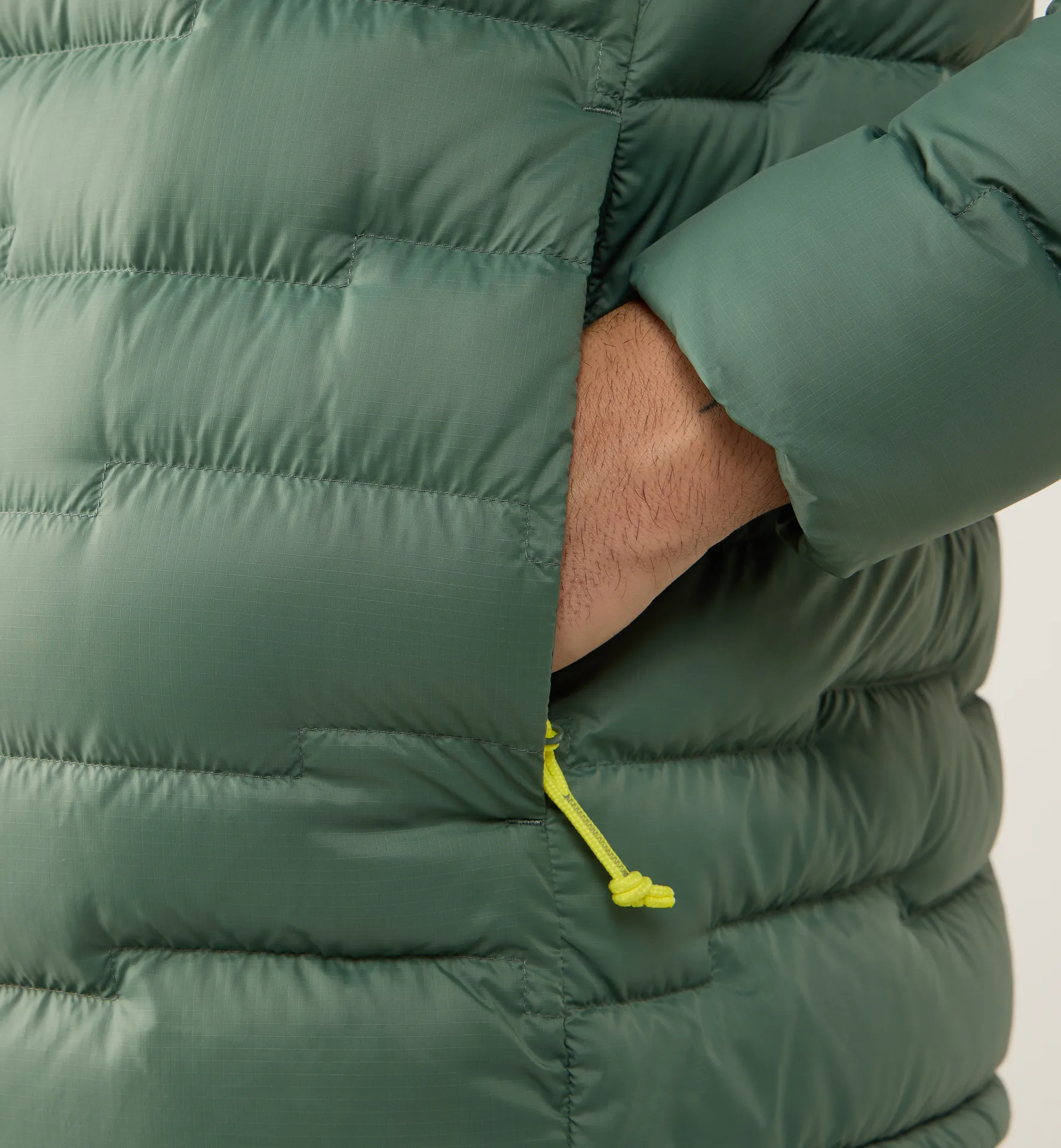 ROC Flash Down Hood Men Chlorophyll Green