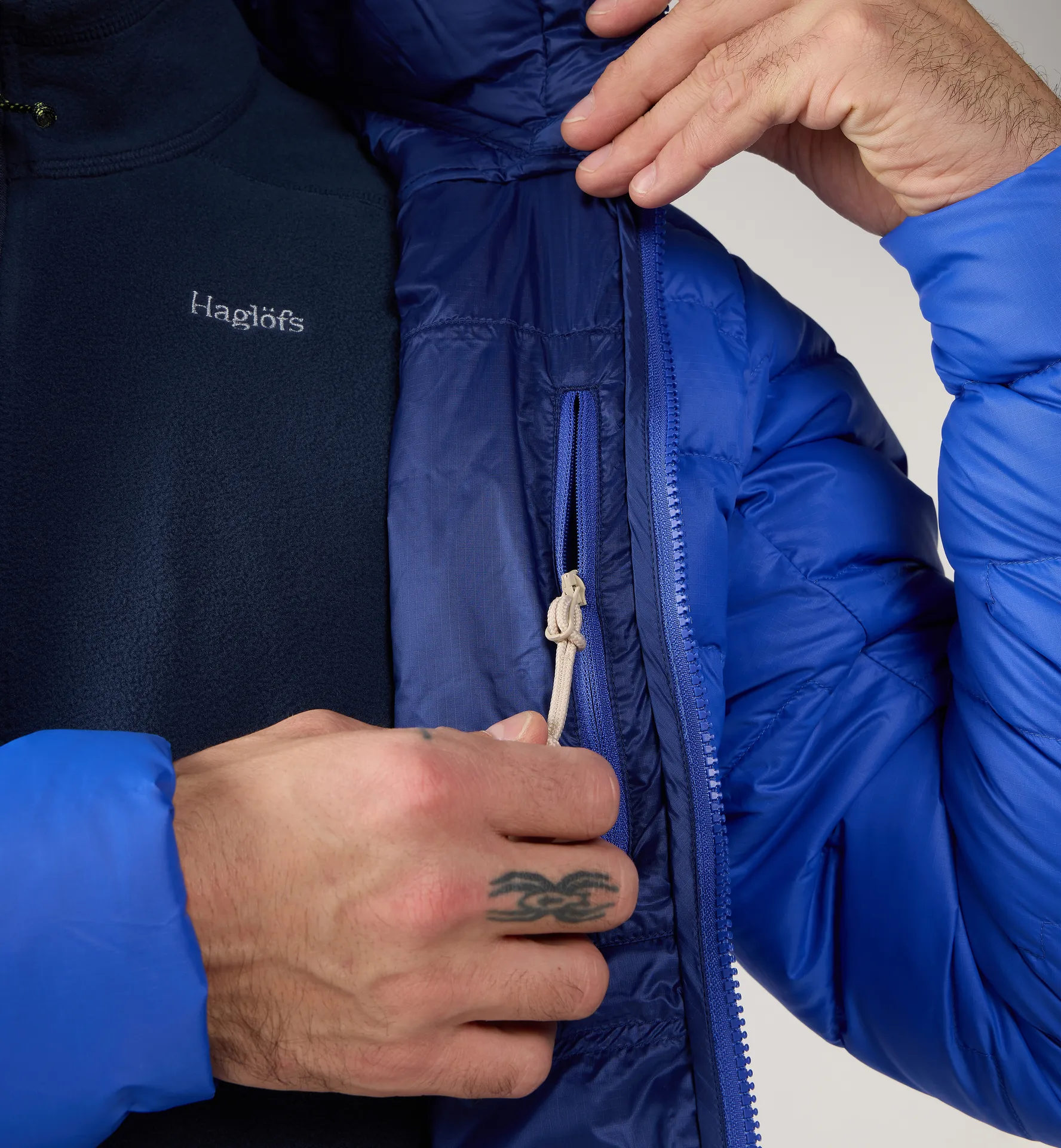 ROC Flash Down Hood Men Northern Blue