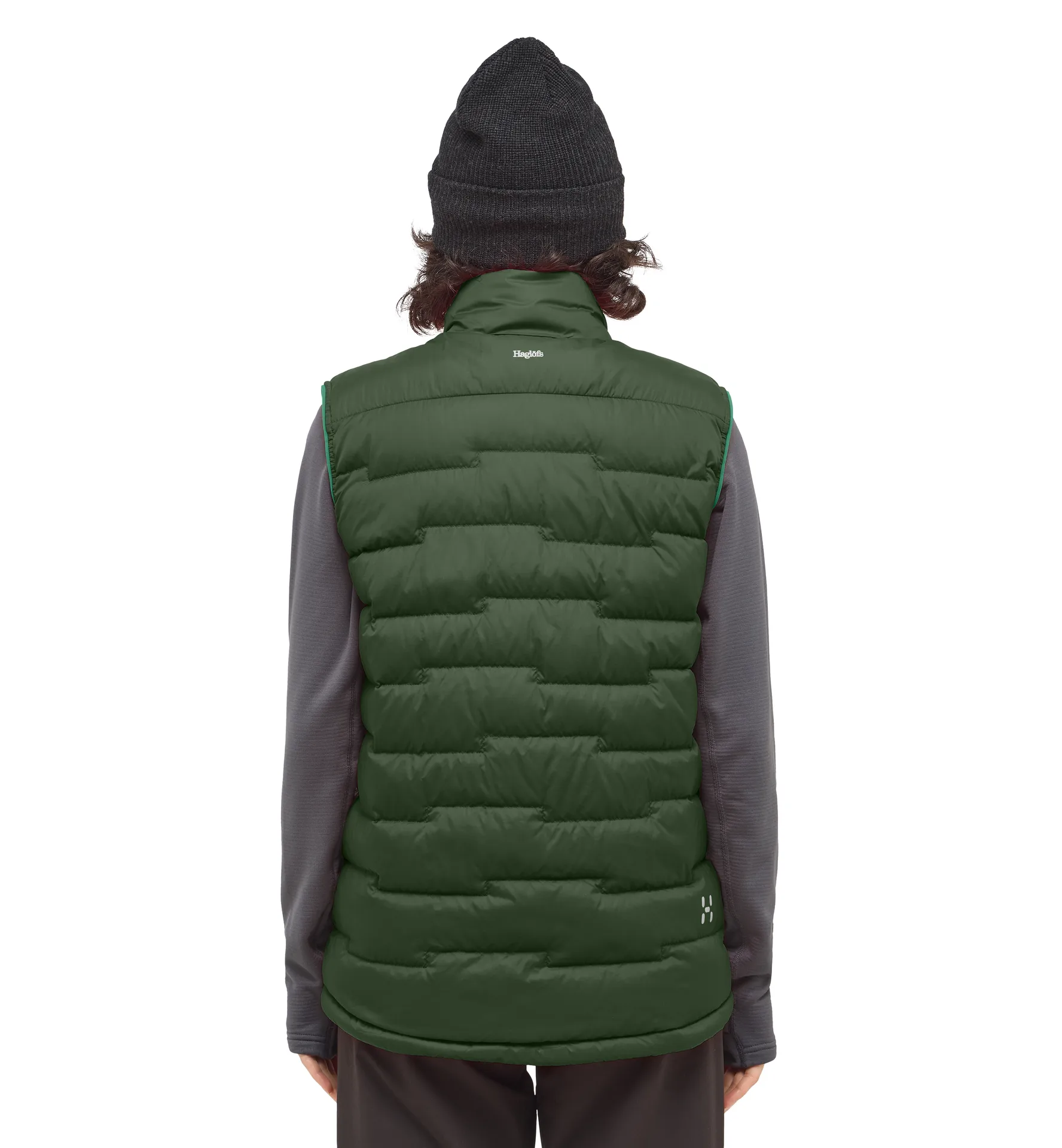 ROC Flash Down Vest Women Seaweed Green