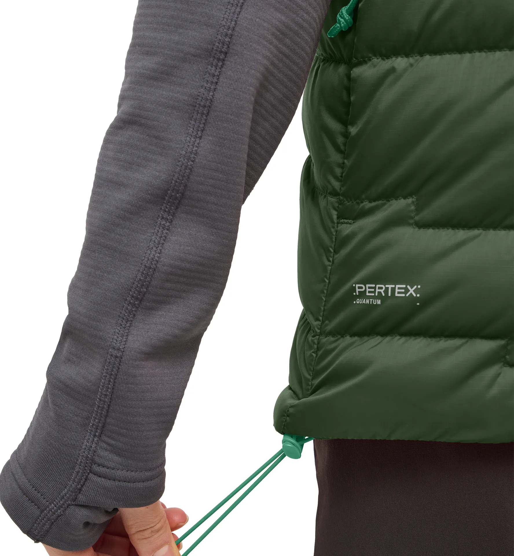 ROC Flash Down Vest Women Seaweed Green