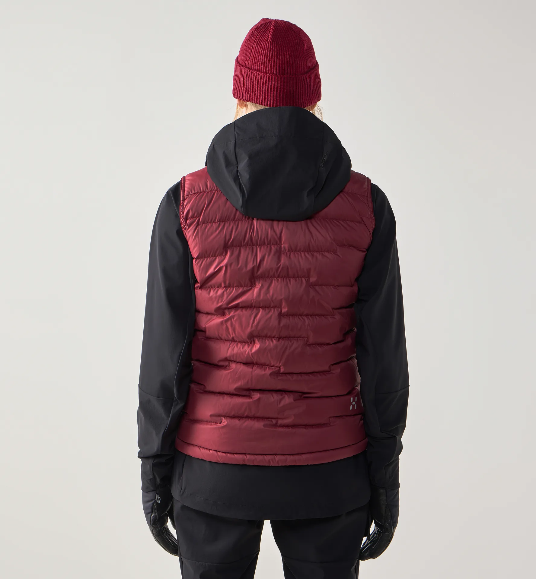 ROC Flash Down Vest Women Carmine Red