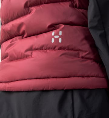 ROC Flash Down Vest Women Carmine Red