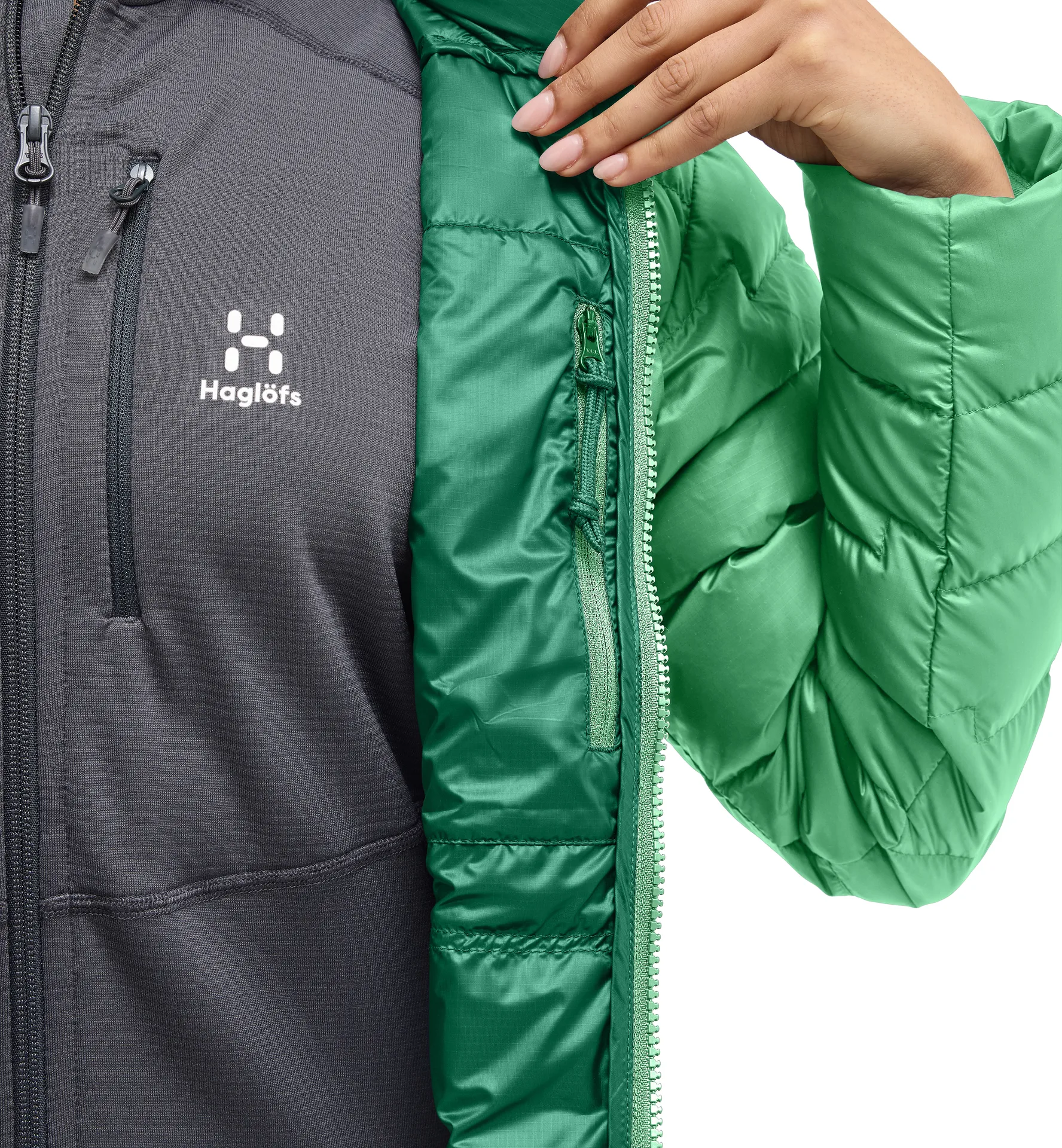 ROC Flash Down Jacket Women Mint stone