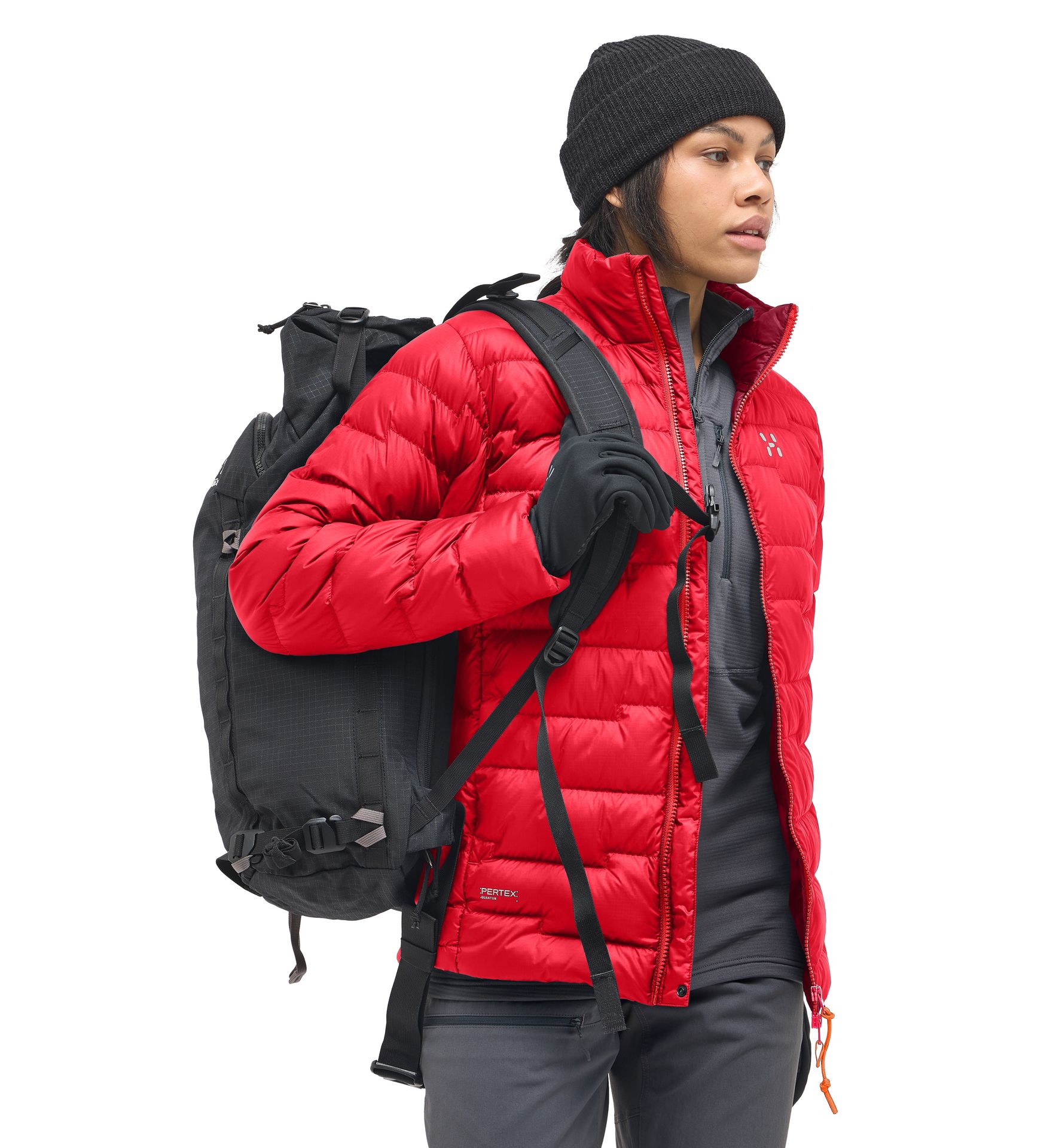 ROC Flash Down Jacket Women Bright Red