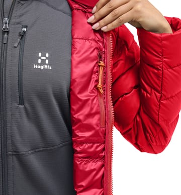 ROC Flash Down Jacket Women Bright Red ROC Flash Down Jacket Women Bright Red
