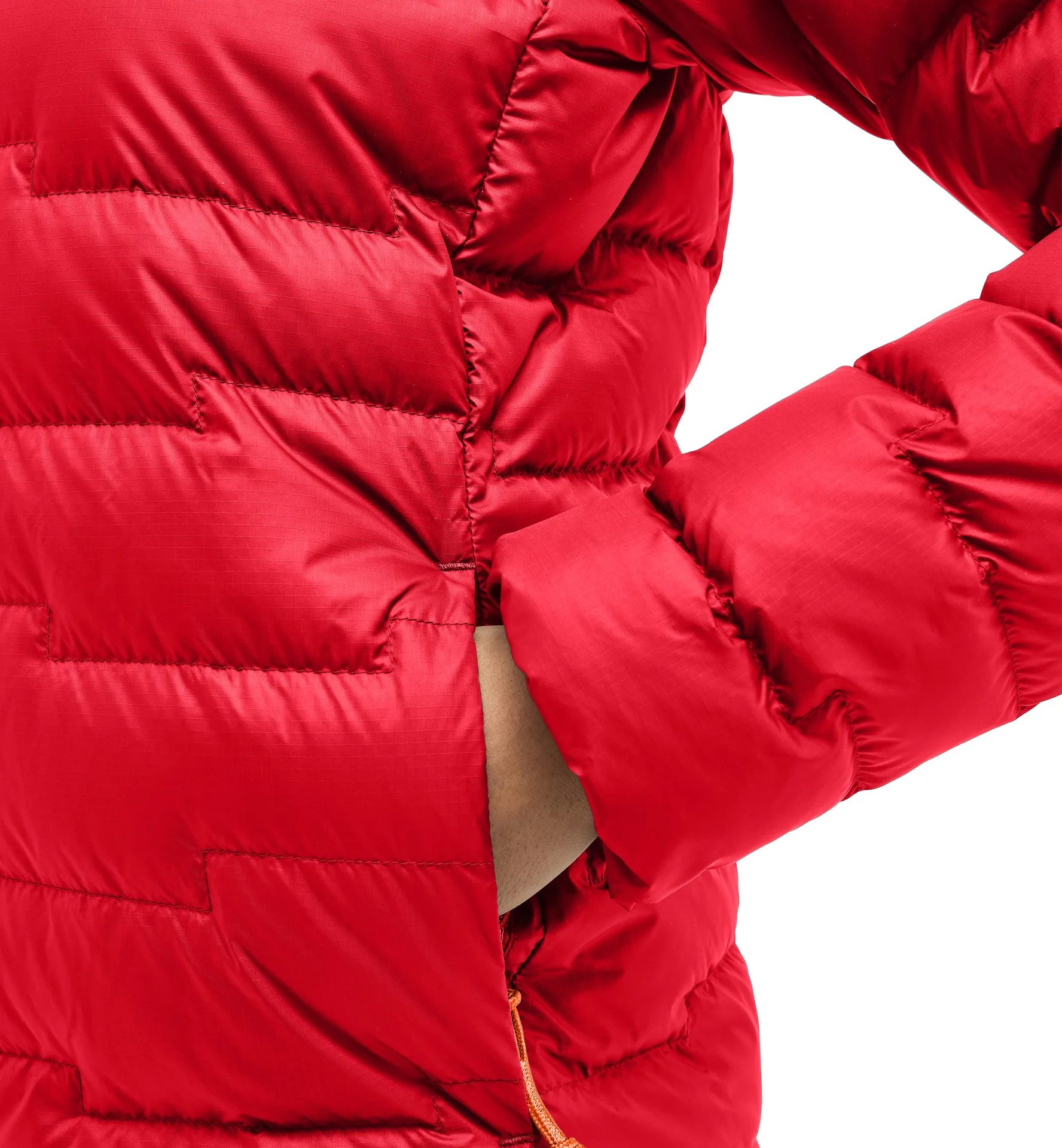 ROC Flash Down Jacket Women Bright Red