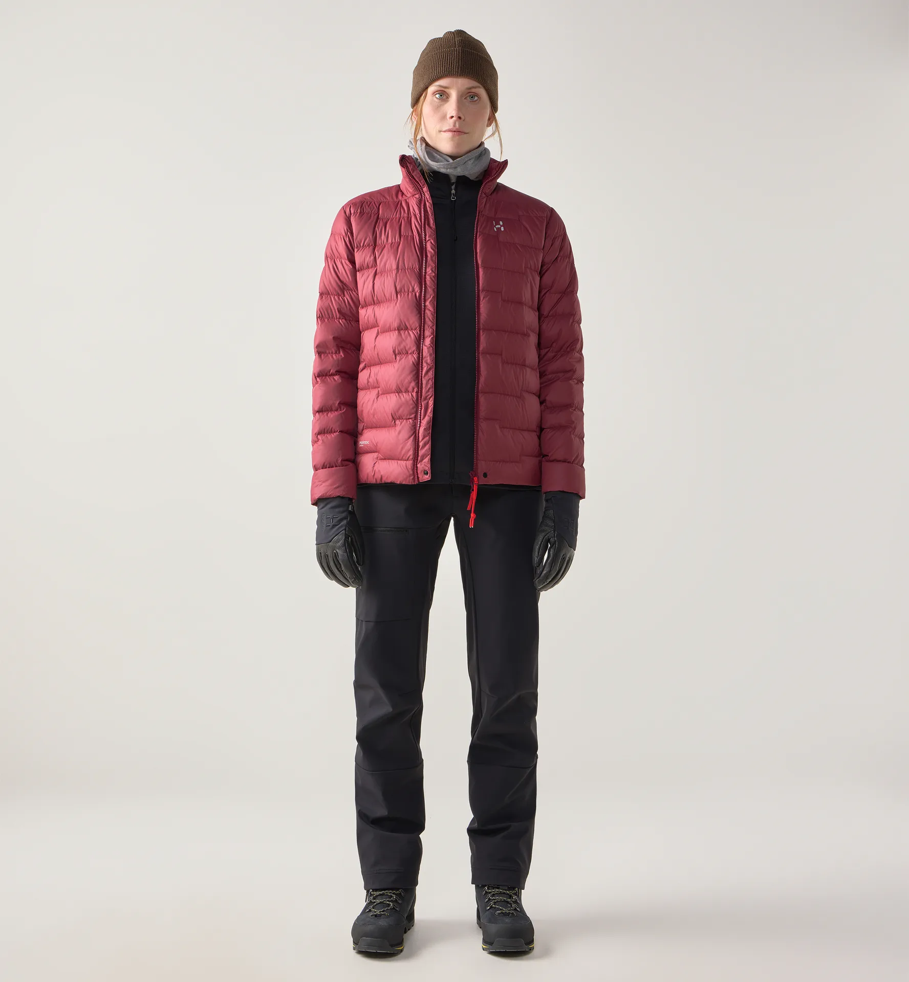 ROC Flash Down Jacket Women Carmine Red