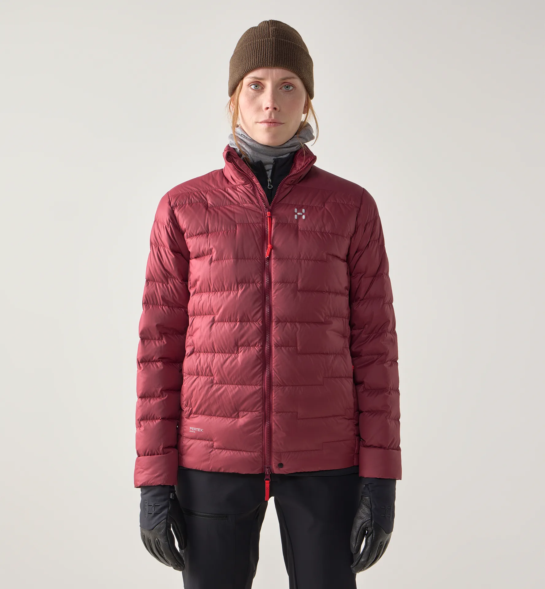 ROC Flash Down Jacket Women Carmine Red