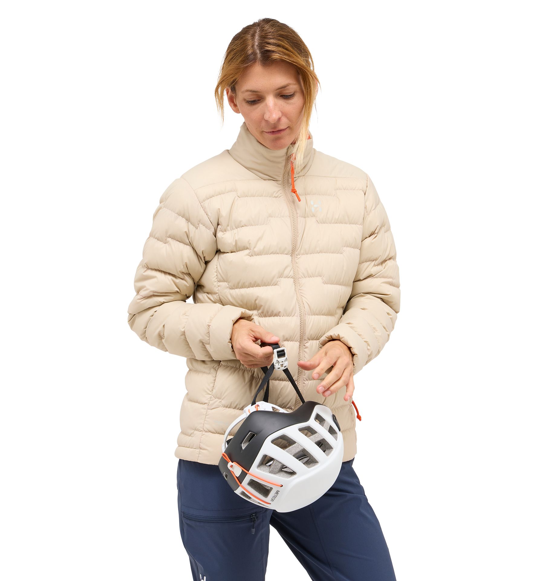 ROC Flash Down Jacket Women Chalk Beige