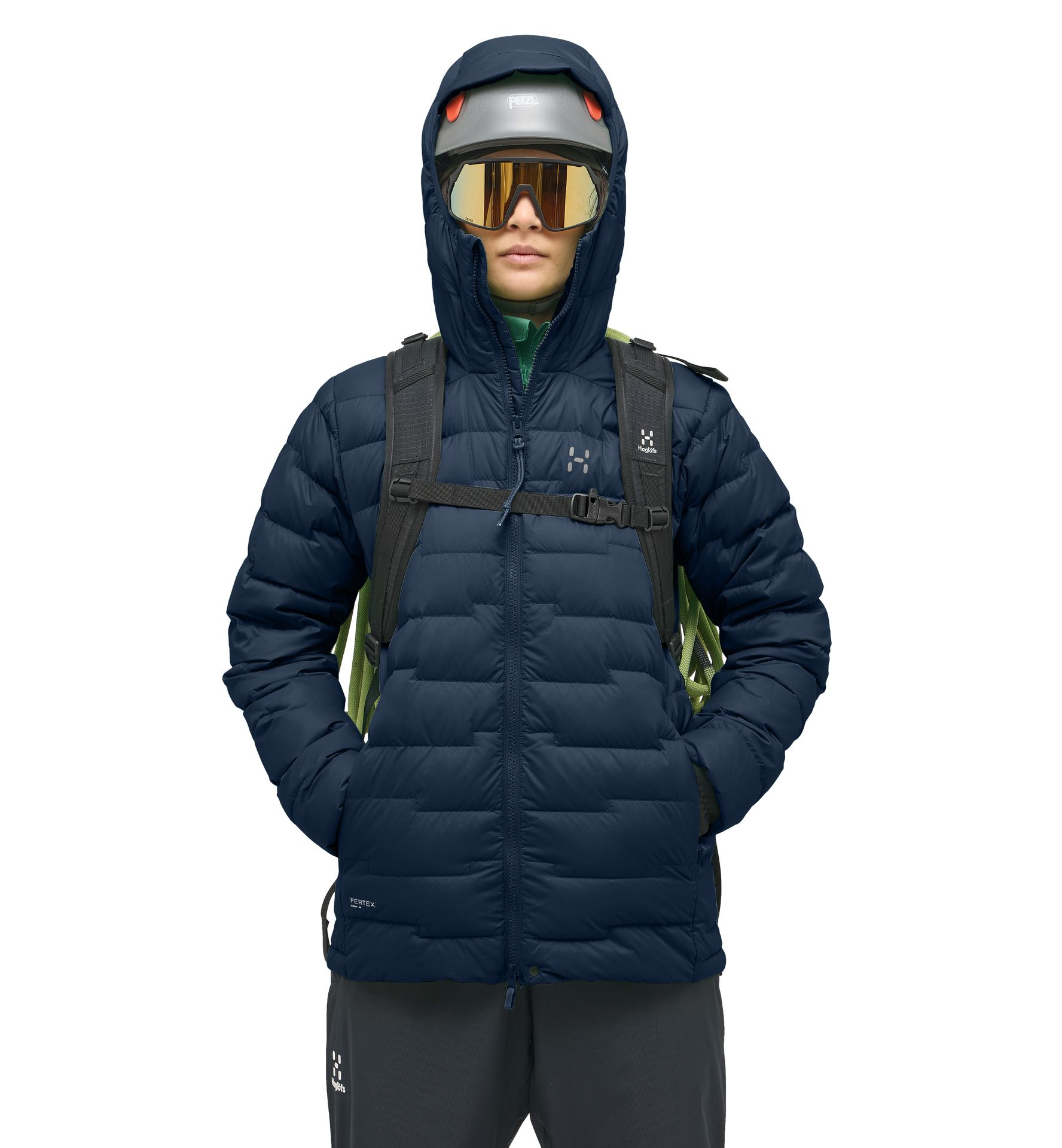 ROC Flash Down Hood Women Tarn Blue