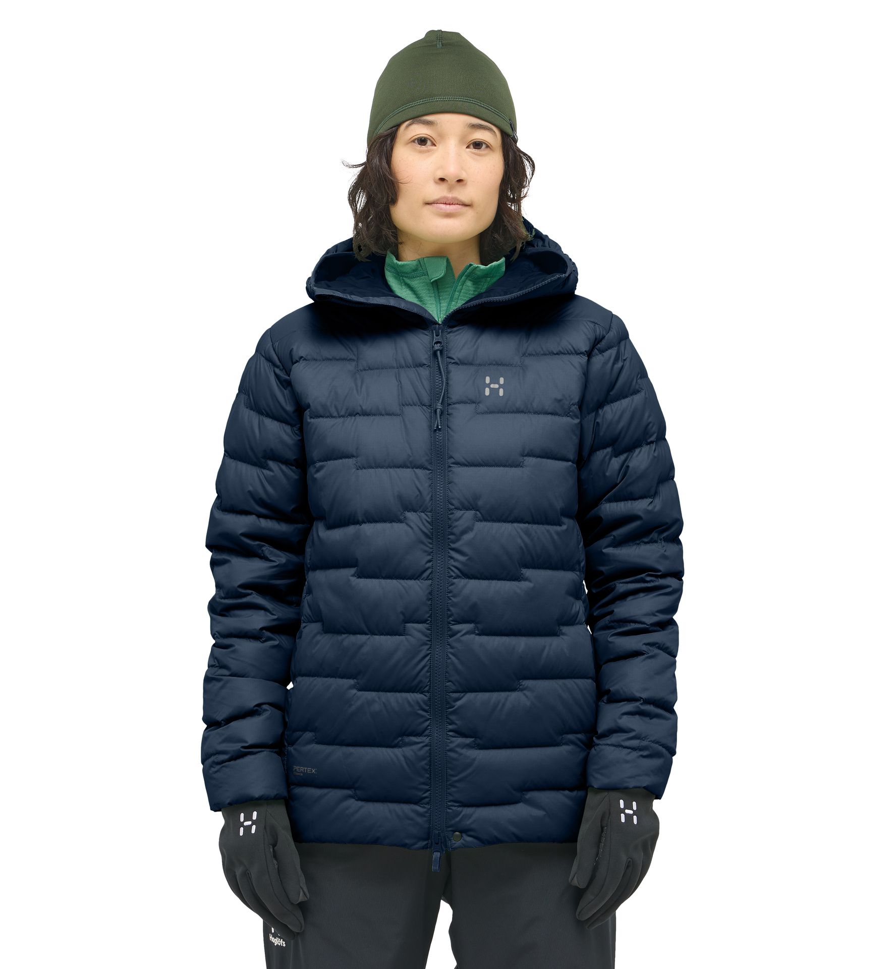 ROC Flash Down Hood Women Tarn Blue