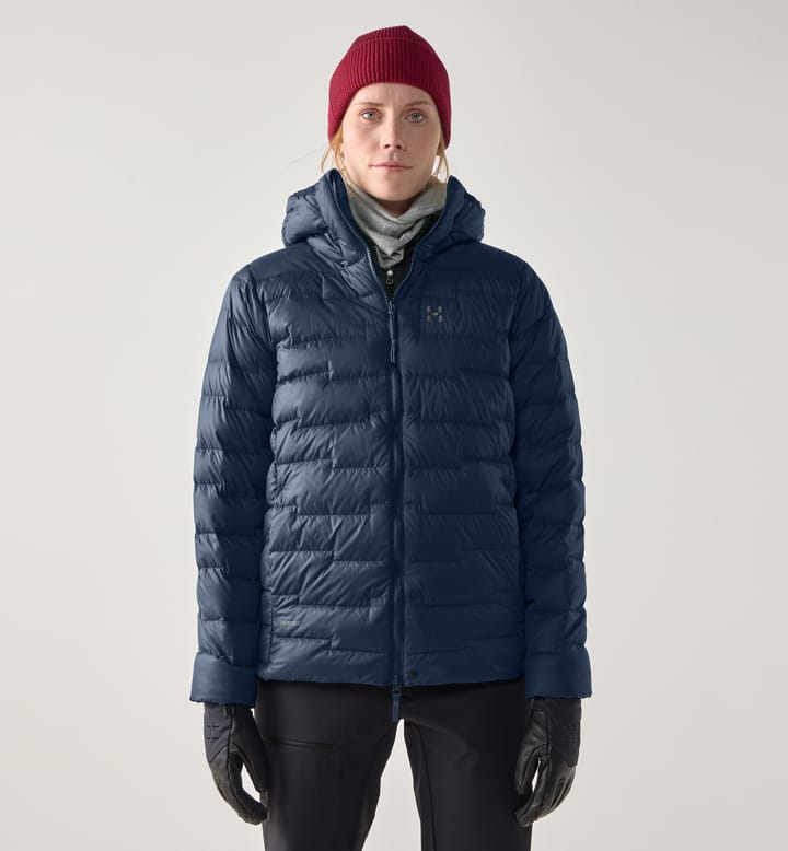 ROC Flash Down Hood Women Tarn Blue ROC Flash Down Hood Women Tarn Blue