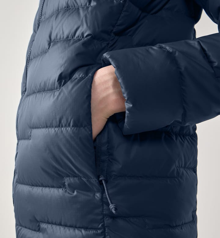 ROC Flash Down Hood Women Tarn Blue ROC Flash Down Hood Women Tarn Blue