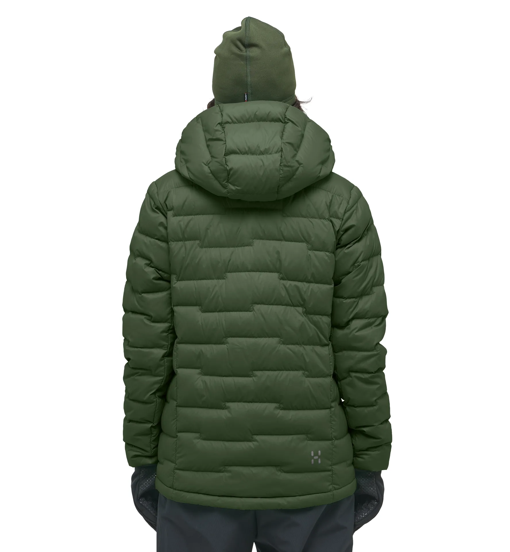 ROC Flash Down Hood Women Seaweed Green