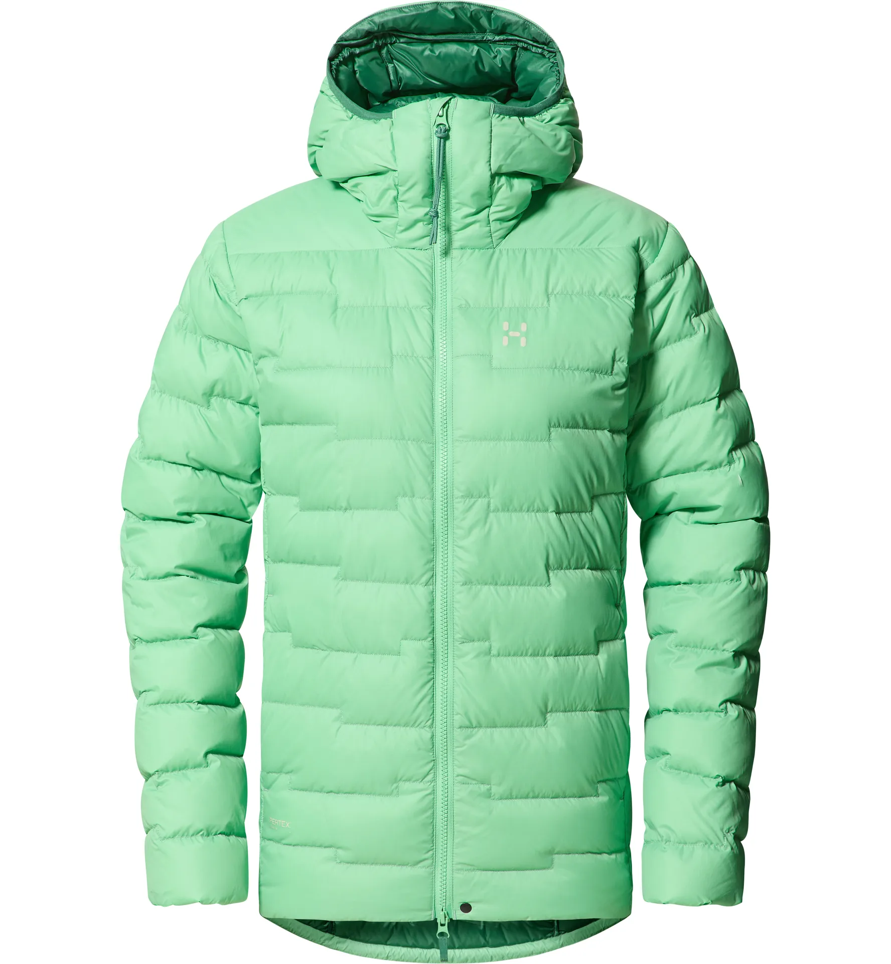 ROC Flash Down Hood Women Mint Stone