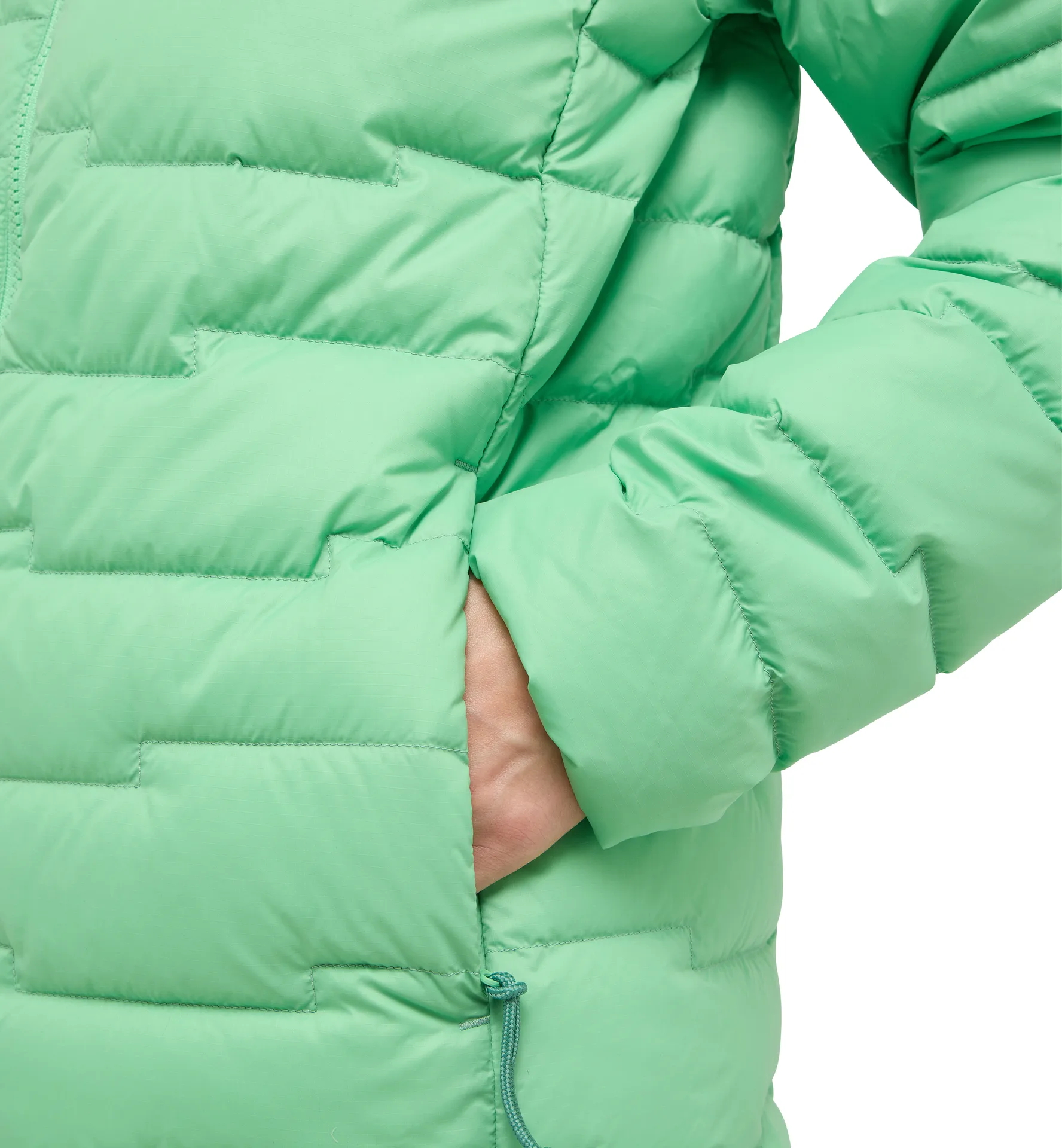 ROC Flash Down Hood Women Mint Stone