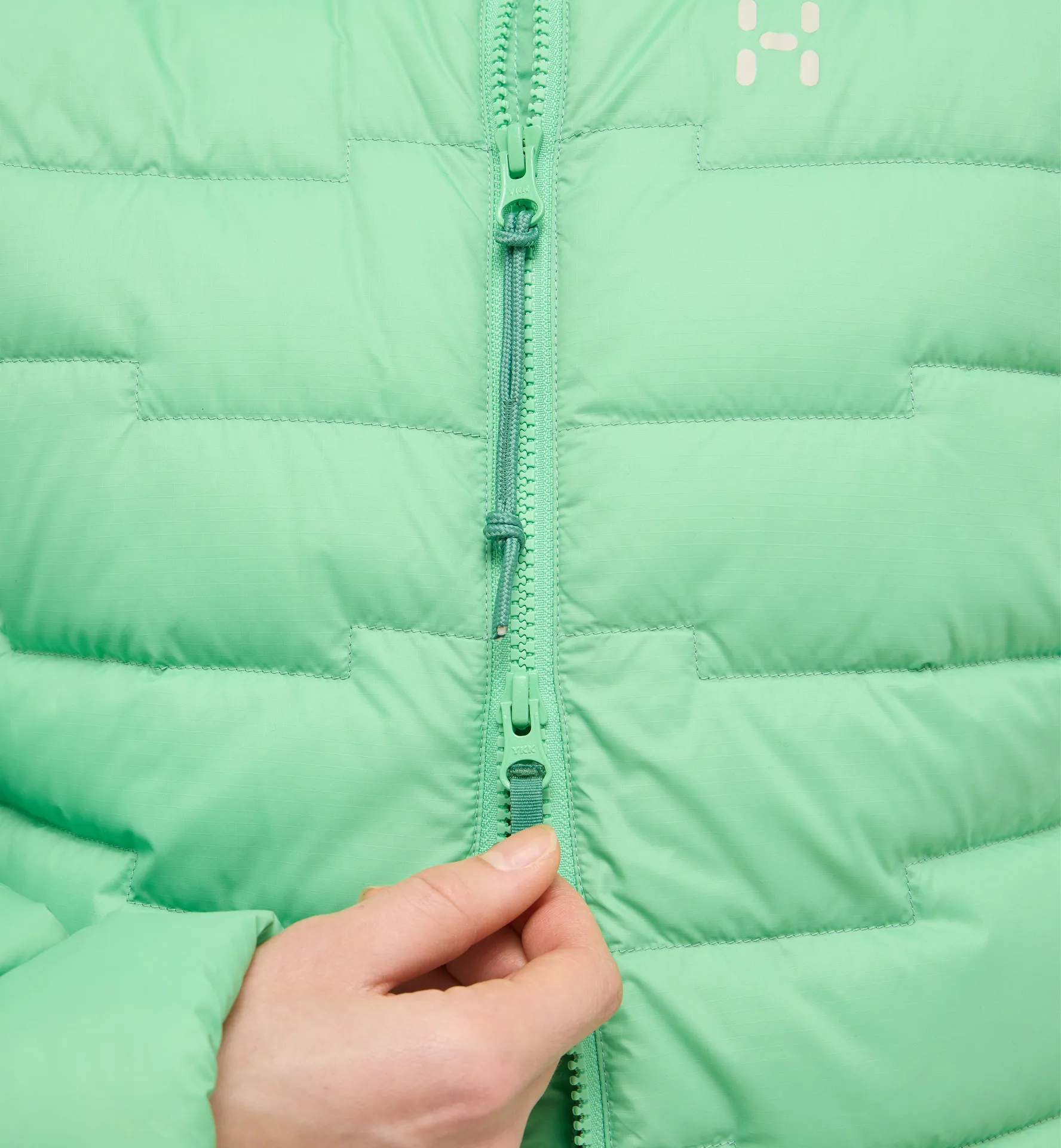 ROC Flash Down Hood Women Mint Stone