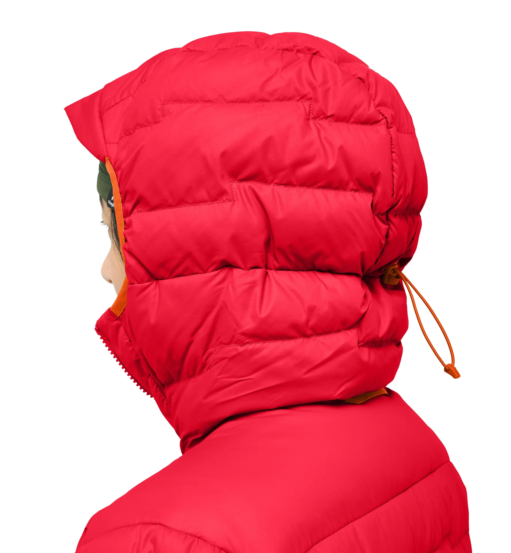 ROC Flash Down Hood Women Bright Red