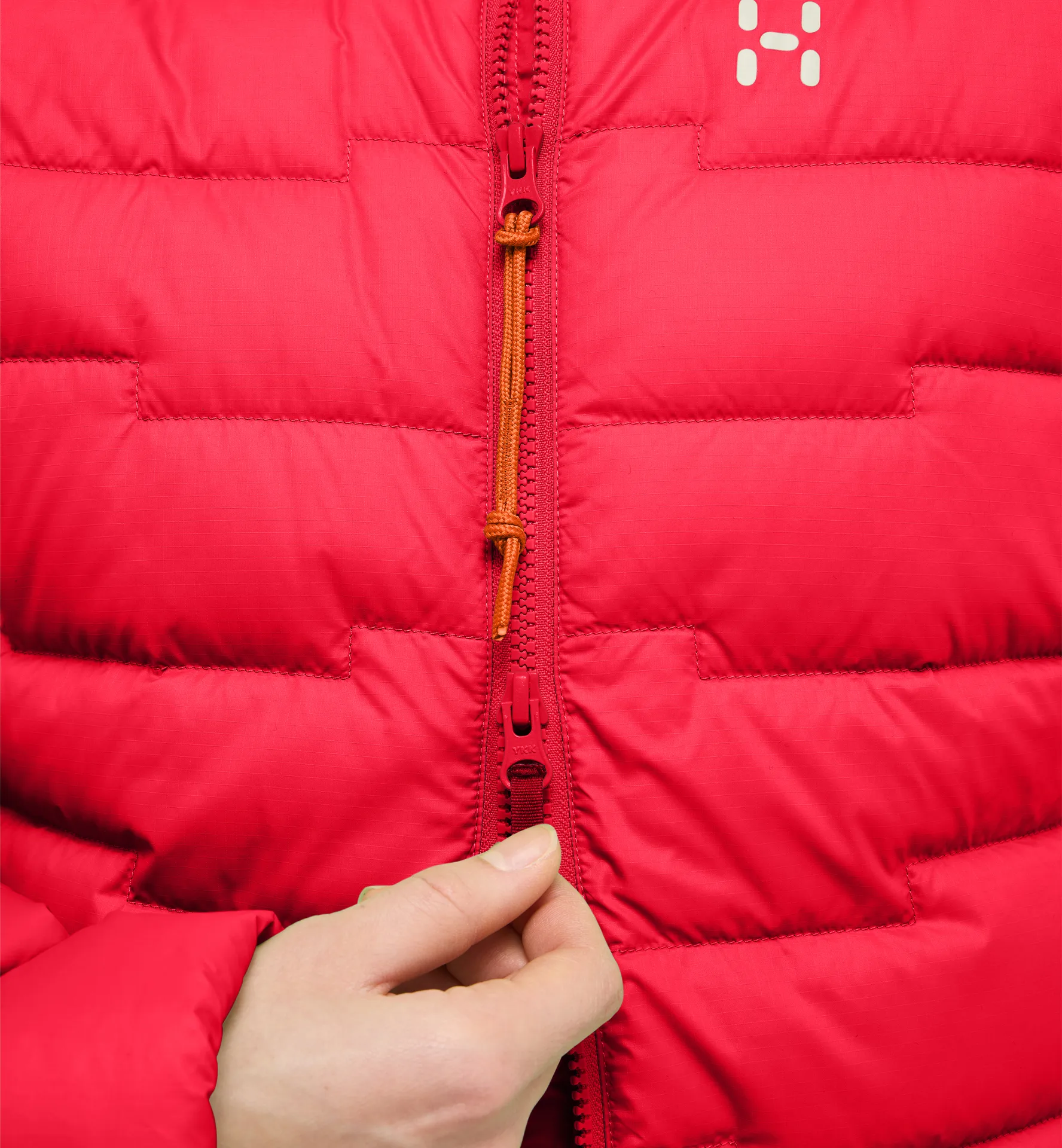 ROC Flash Down Hood Women Bright Red