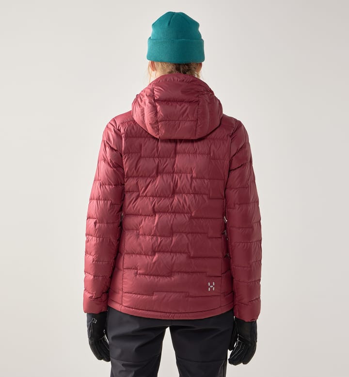 ROC Flash Down Hood Women Carmine Red ROC Flash Down Hood Women Carmine Red