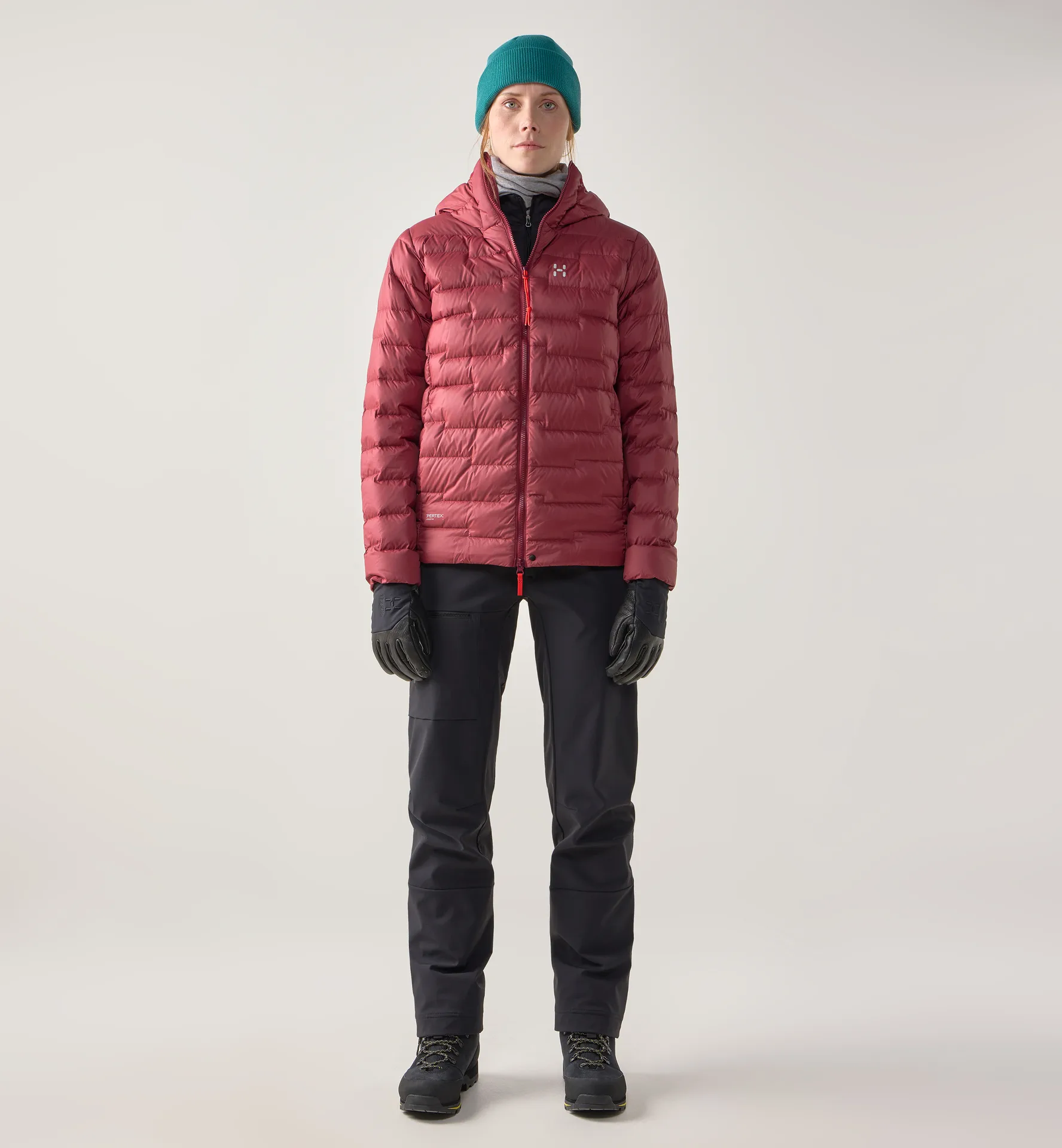 ROC Flash Down Hood Women Carmine Red