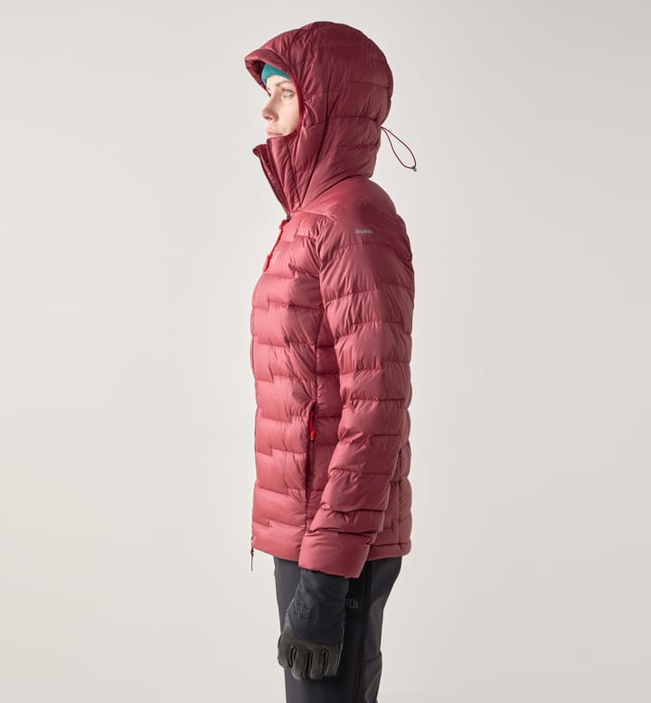 ROC Flash Down Hood Women Carmine Red ROC Flash Down Hood Women Carmine Red